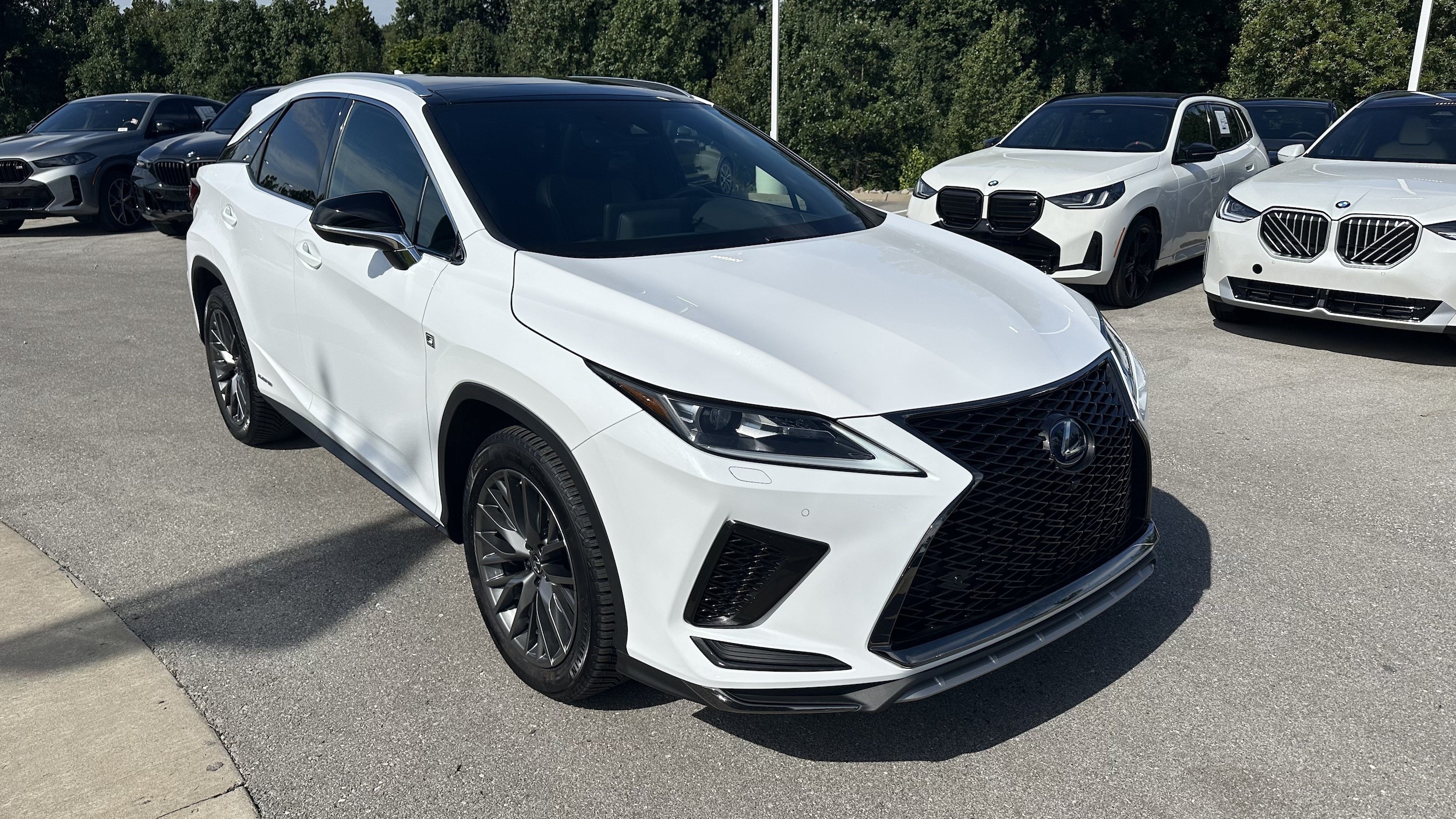 Used 2022 Lexus RX Hybrid 450h F SPORT with VIN 2T2YGMDA0NC074990 for sale in Kansas City