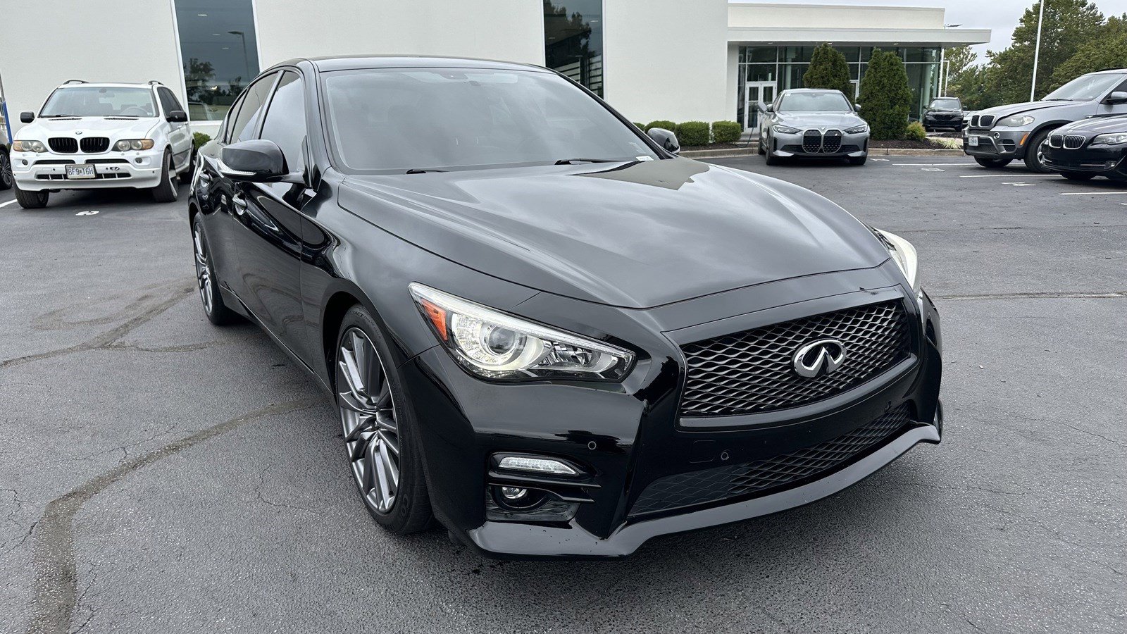 Used 2016 INFINITI Q50 Red Sport with VIN JN1FV7APXGM420709 for sale in Kansas City