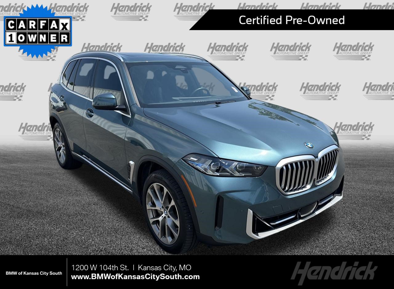 Certified 2024 BMW X5 40i with VIN 5UX23EU03R9U67363 for sale in Kansas City