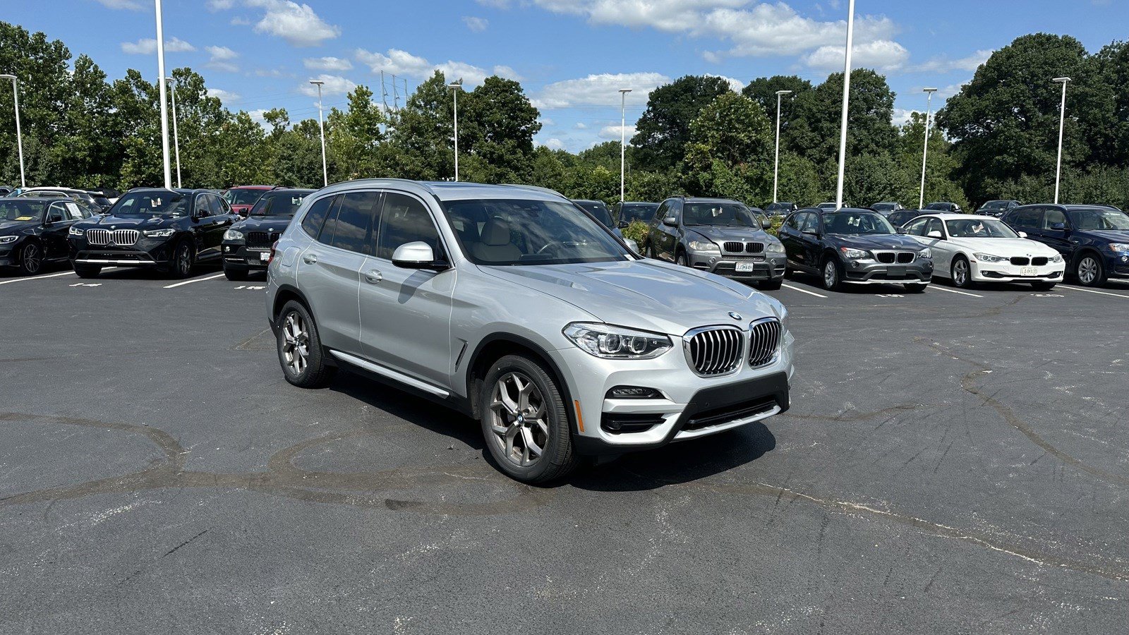 Certified 2021 BMW X3 30i with VIN 5UXTY5C06M9F21127 for sale in Kansas City