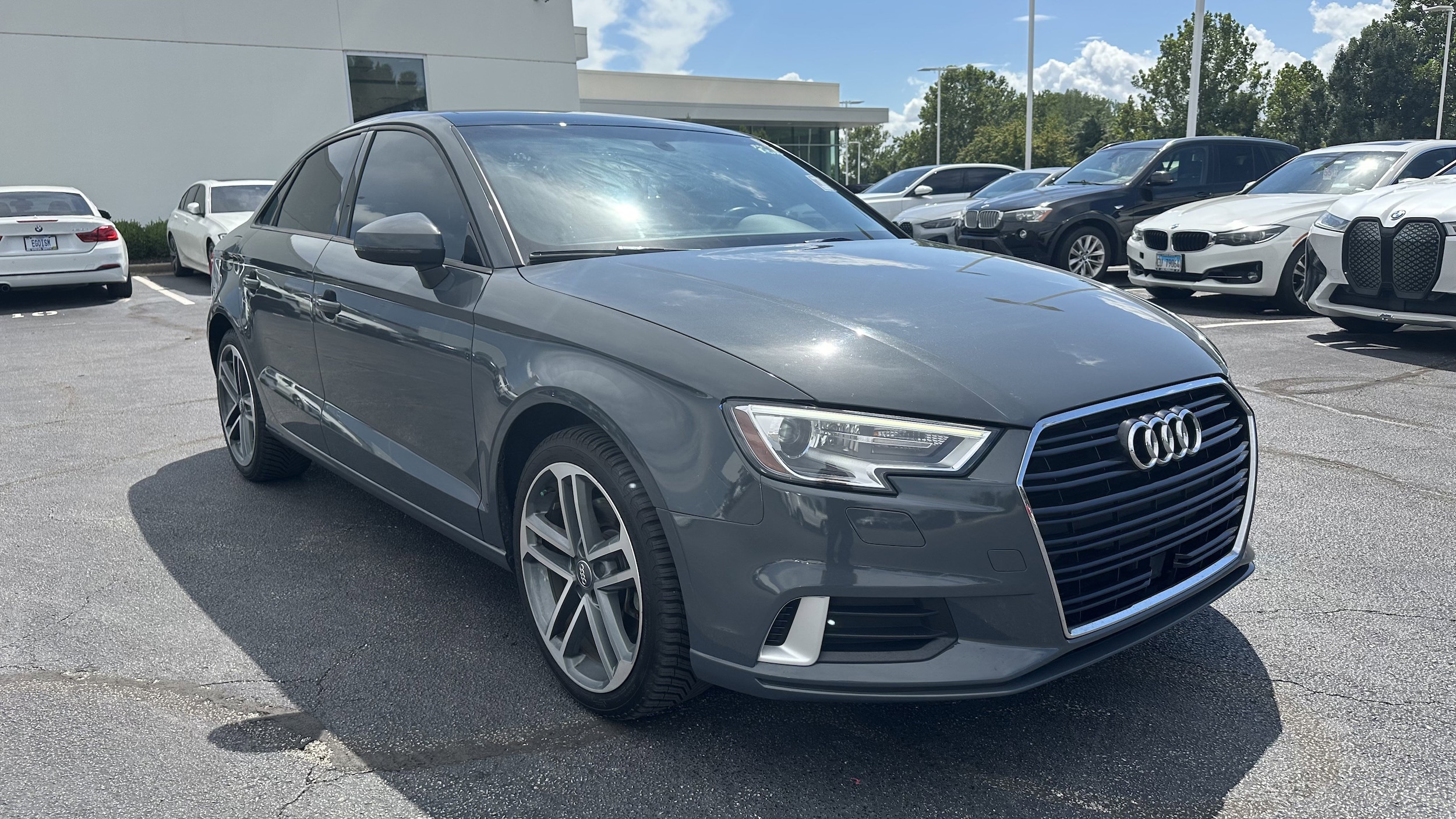 Used 2018 Audi A3 Sedan Premium with VIN WAUAUGFF7J1058645 for sale in Kansas City