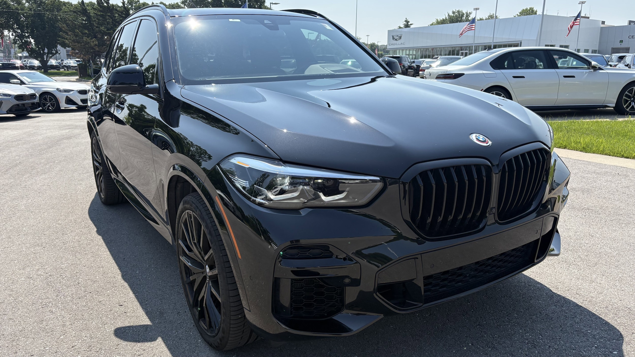 Certified 2023 BMW X5 M50i with VIN 5UXJU4C0XP9P96837 for sale in Kansas City
