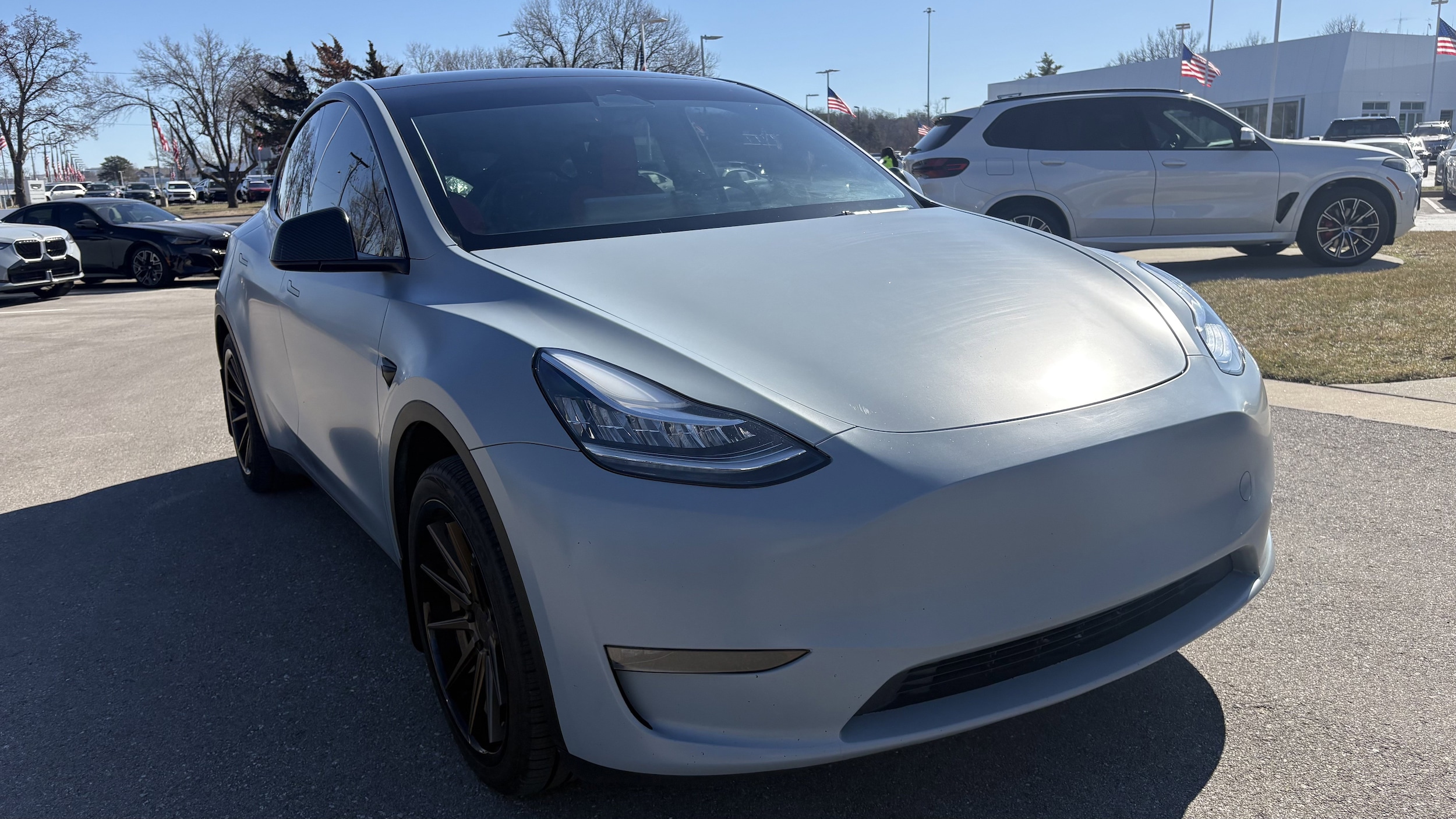 Used 2023 Tesla Model Y Long Range with VIN 7SAYGDEE8PA098491 for sale in Kansas City