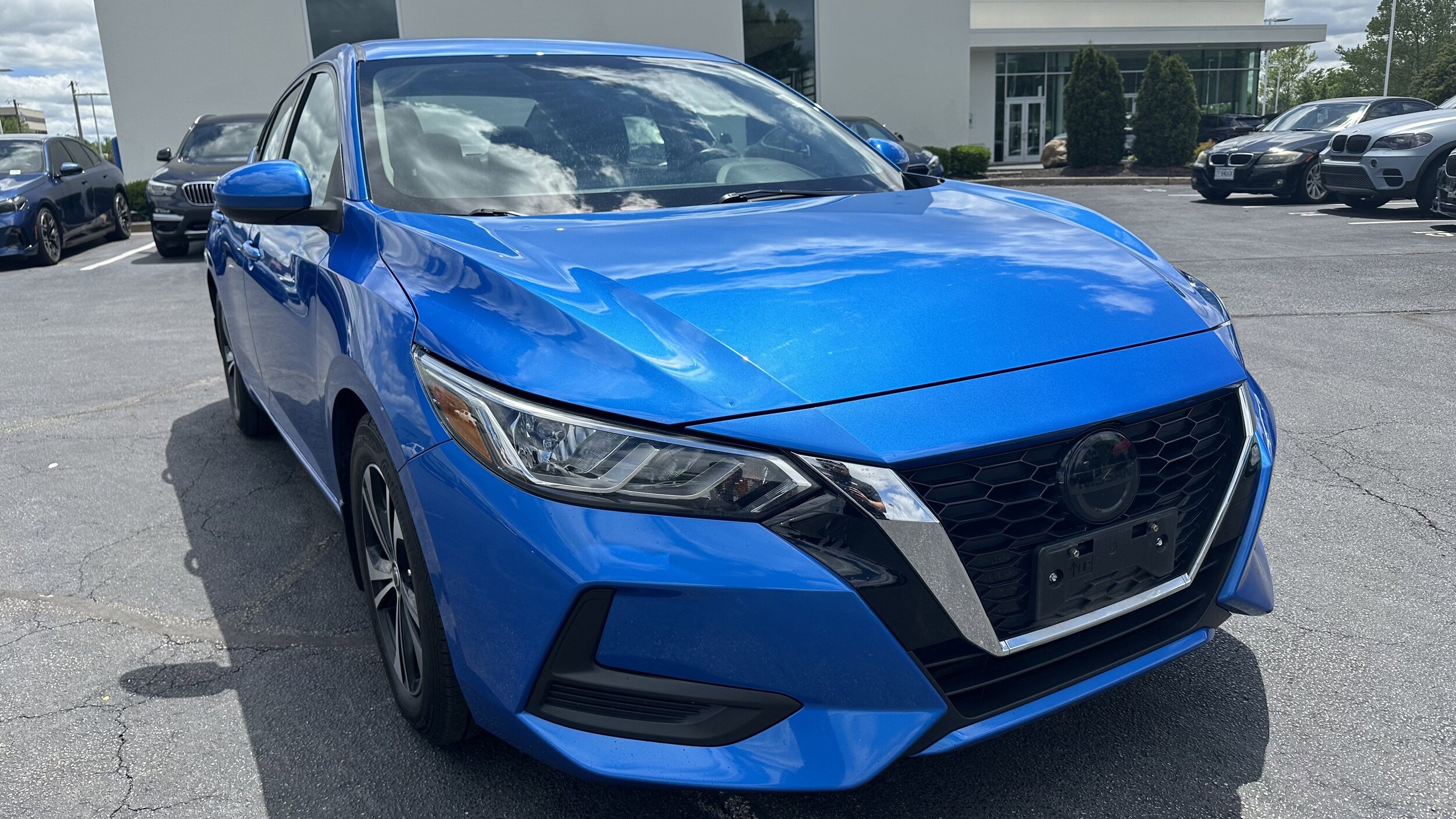 Used 2022 Nissan Sentra SV with VIN 3N1AB8CVXNY204695 for sale in Kansas City