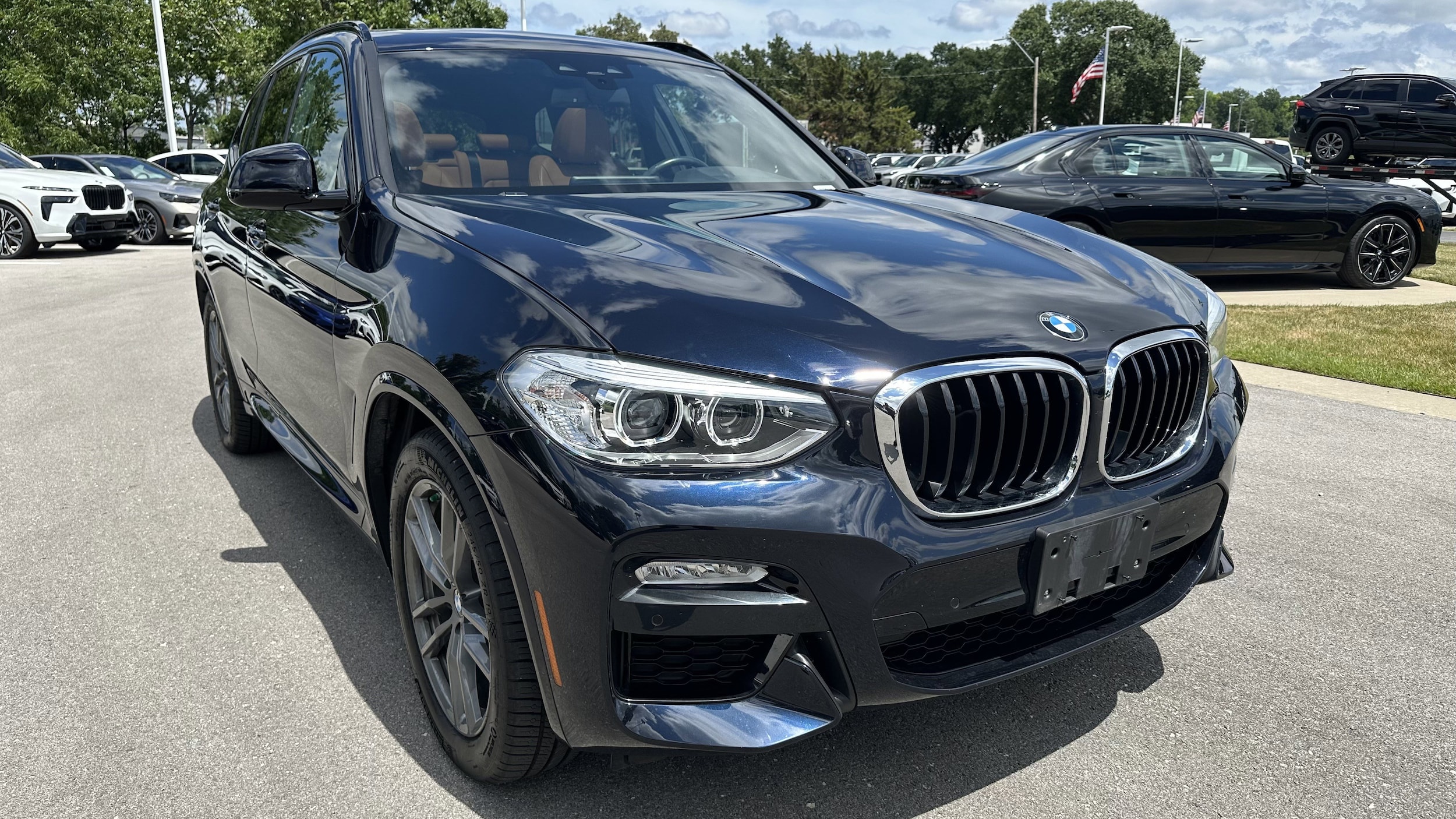 Used 2019 BMW X3 30i with VIN 5UXTR9C53KLP94880 for sale in Kansas City