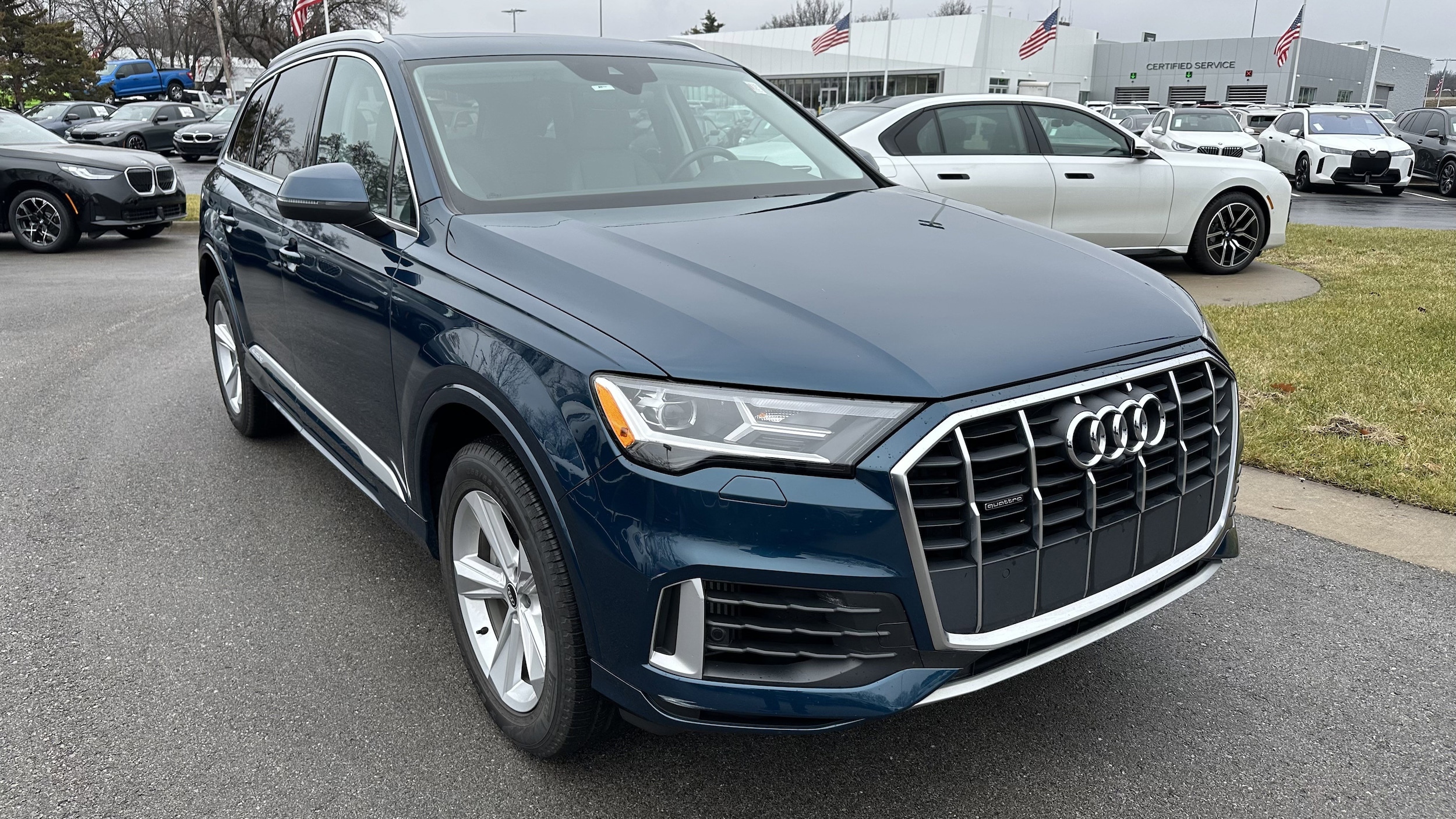 Used 2022 Audi Q7 Premium with VIN WA1AXBF72ND005985 for sale in Kansas City