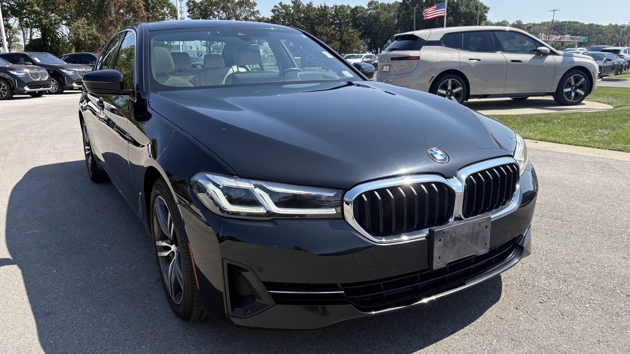 Certified 2022 BMW 5 Series 530i with VIN WBA13BJ09NWX56630 for sale in Kansas City