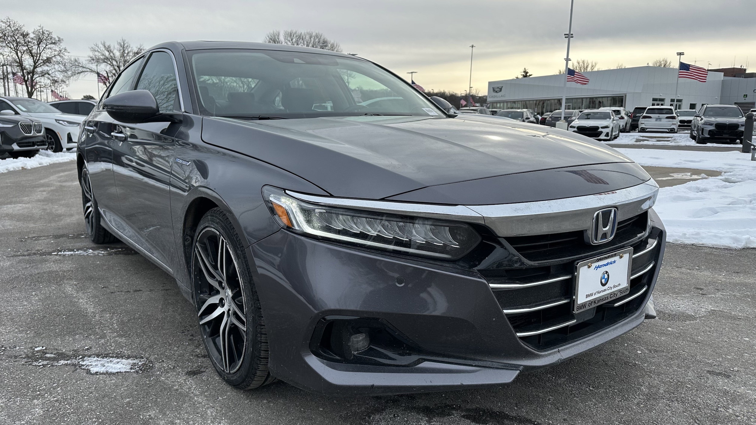 Used 2021 Honda Accord Hybrid Touring with VIN 1HGCV3F94MA001496 for sale in Kansas City