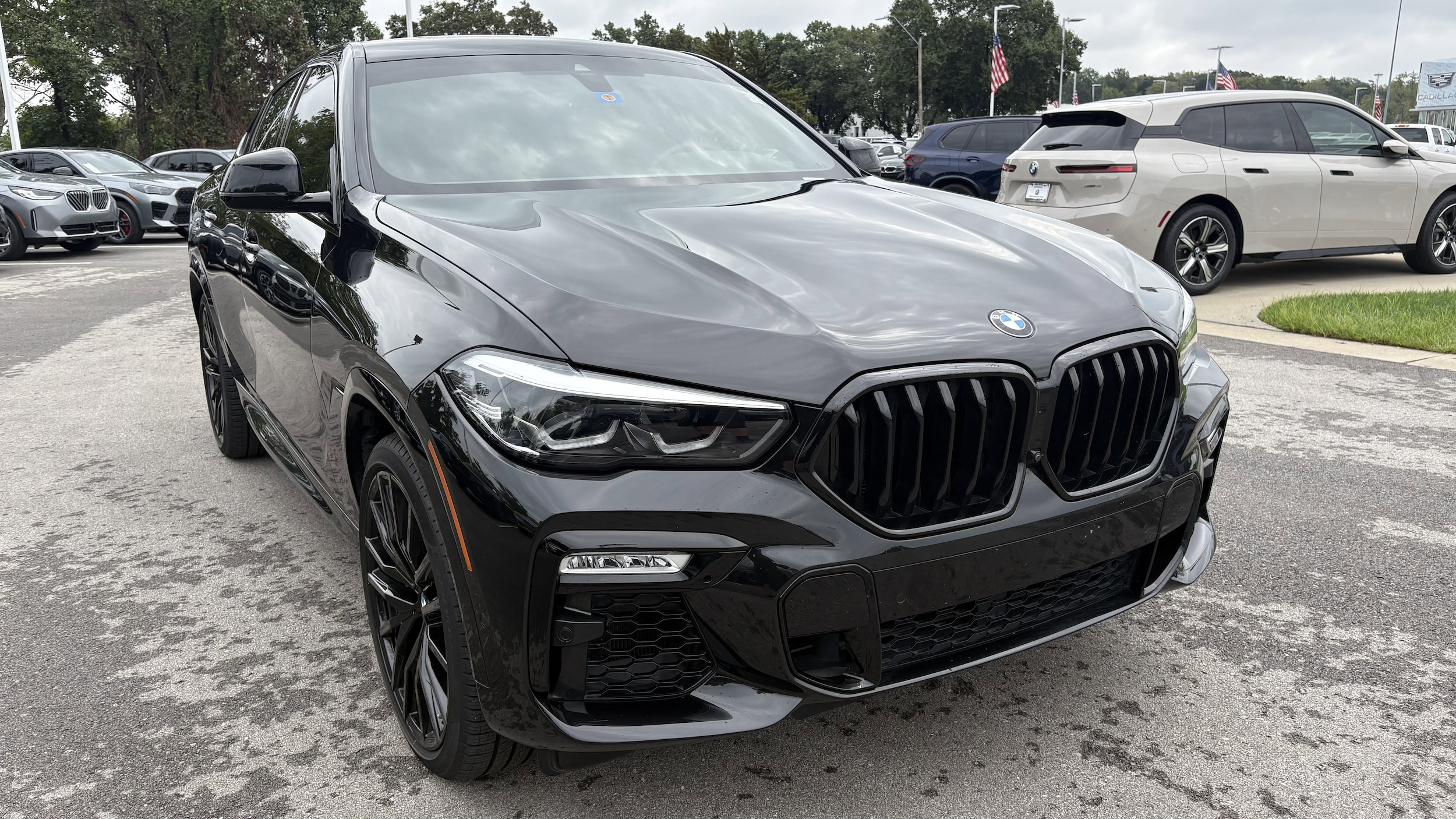 Used 2021 BMW X6 M50i with VIN 5UXCY8C0XM9E36843 for sale in Kansas City