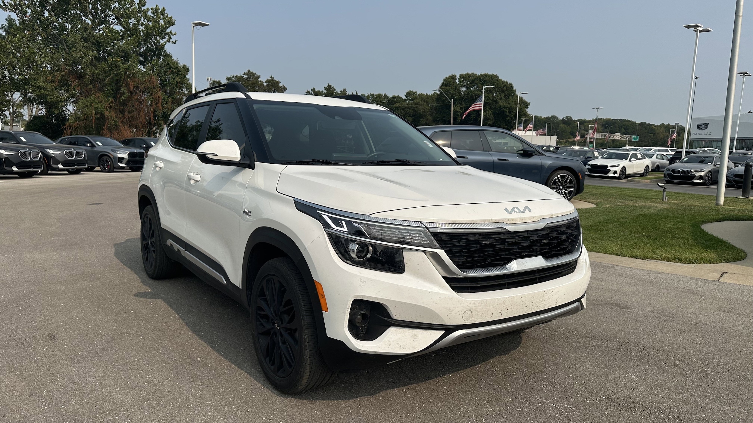 Used 2023 Kia Seltos Nightfall with VIN KNDEUCA22P7443280 for sale in Kansas City