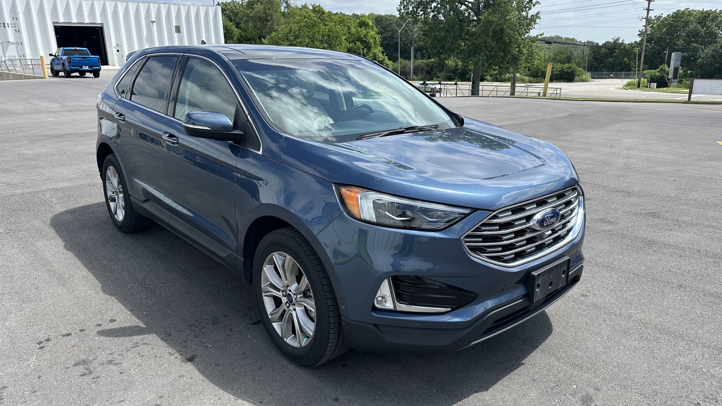Used 2019 Ford Edge Titanium with VIN 2FMPK4K96KBB70582 for sale in Kansas City