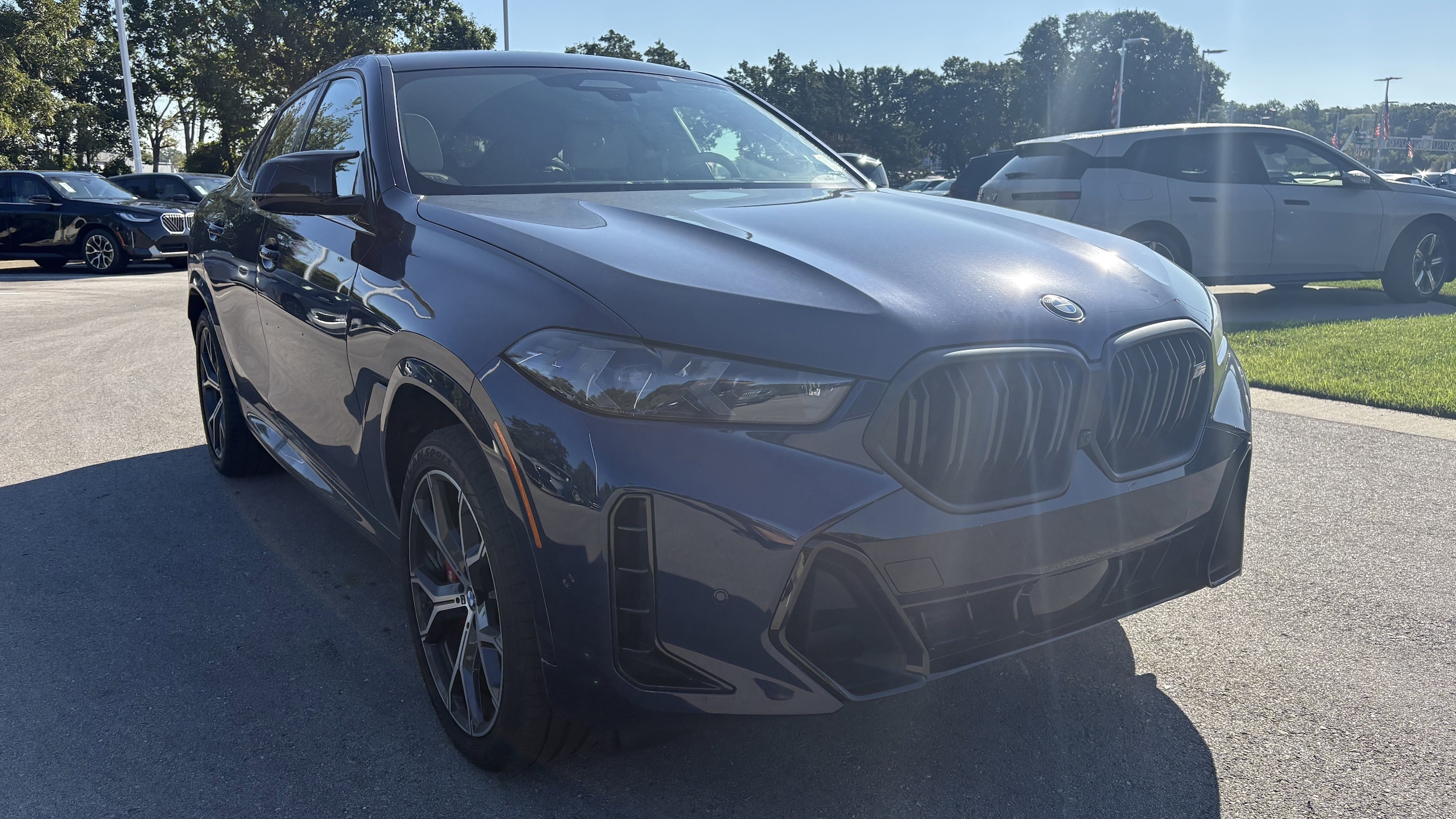 Certified 2025 BMW X6 M60i with VIN 5UX43EX07S9Y59319 for sale in Kansas City