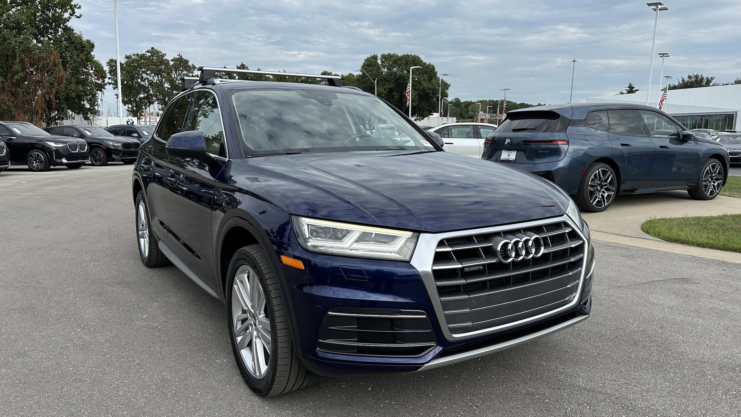 Used 2018 Audi Q5 Premium Plus with VIN WA1BNAFY0J2019614 for sale in Kansas City
