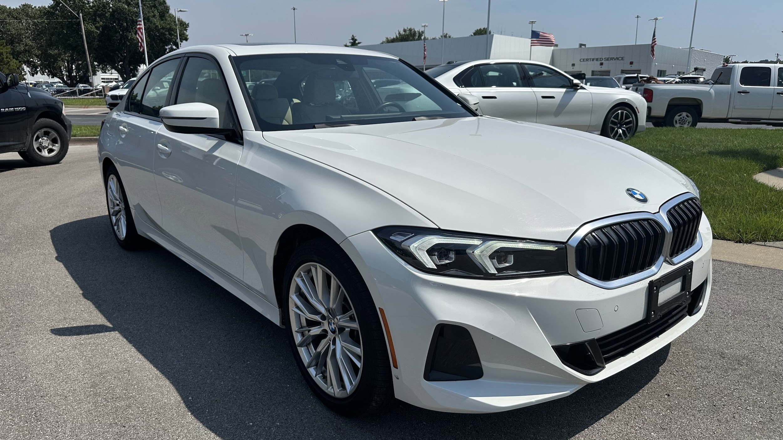 Certified 2023 BMW 3 Series 330i with VIN 3MW89FF02P8D04866 for sale in Kansas City