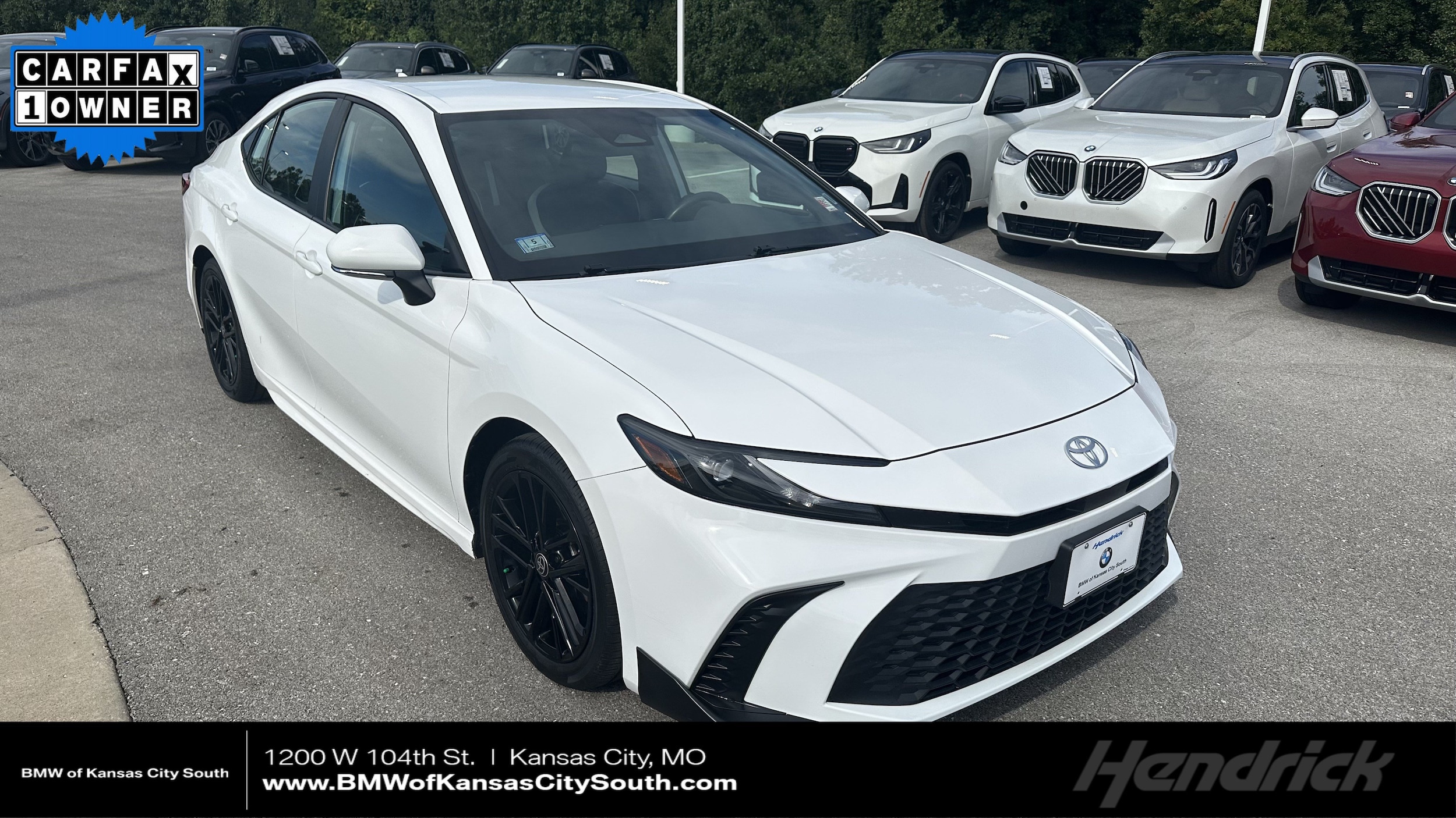 Used 2025 Toyota Camry SE with VIN 4T1DAACK1SU603385 for sale in Kansas City