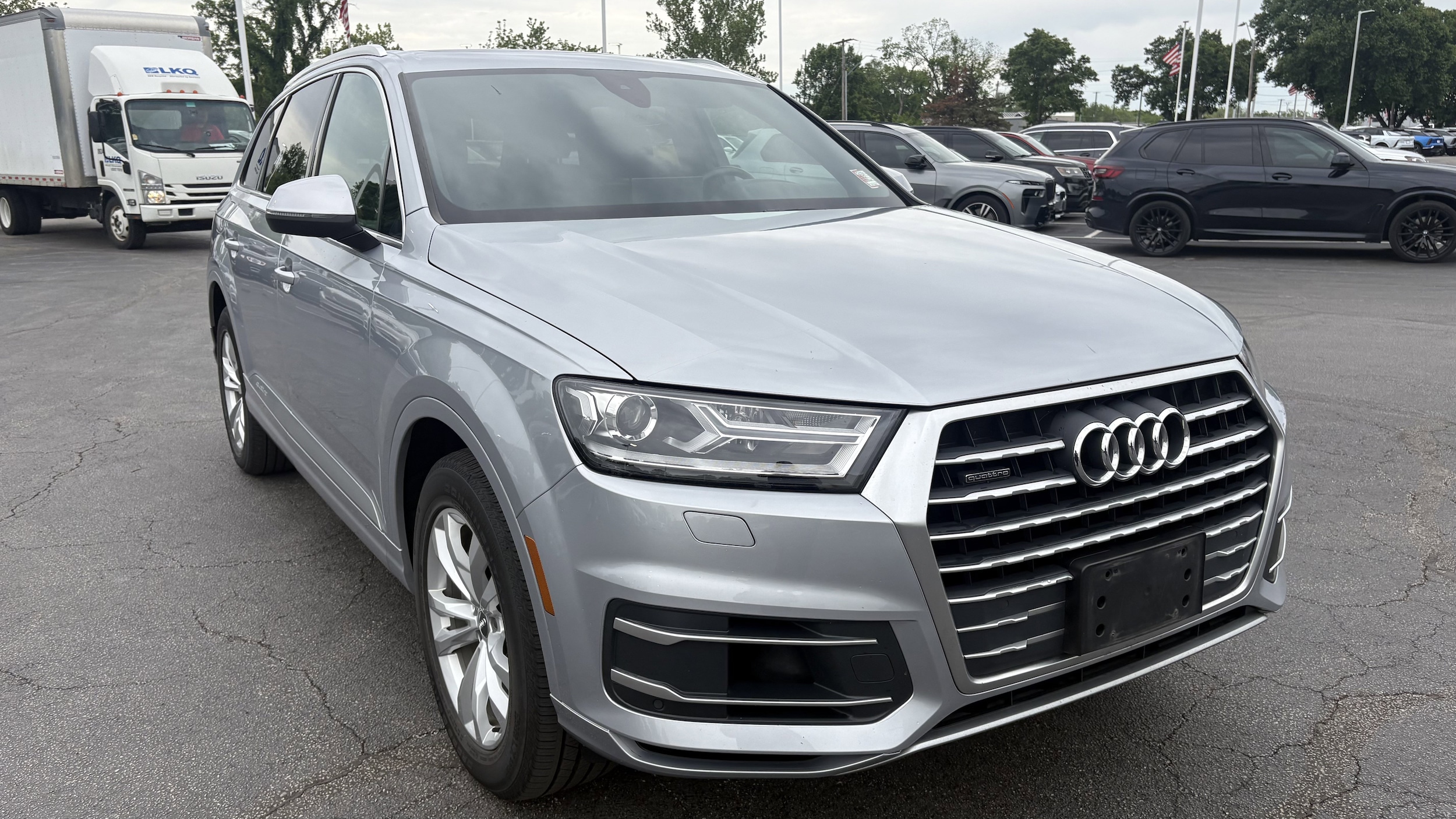 Used 2019 Audi Q7 Premium with VIN WA1AAAF7XKD014067 for sale in Kansas City