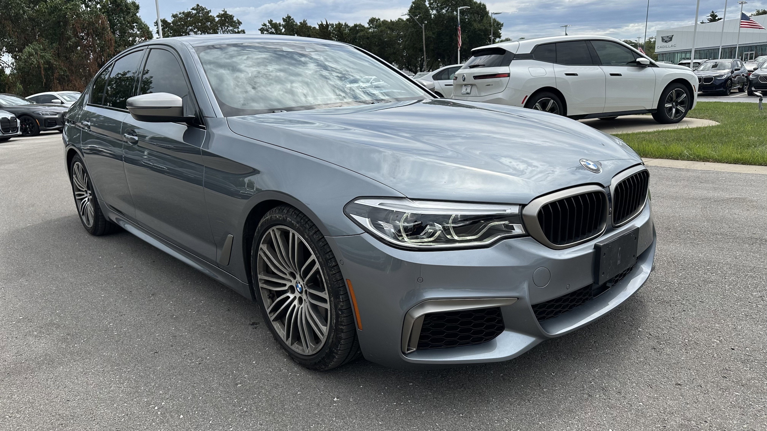 Used 2019 BMW 5 Series M550i with VIN WBAJB9C56KB288055 for sale in Kansas City