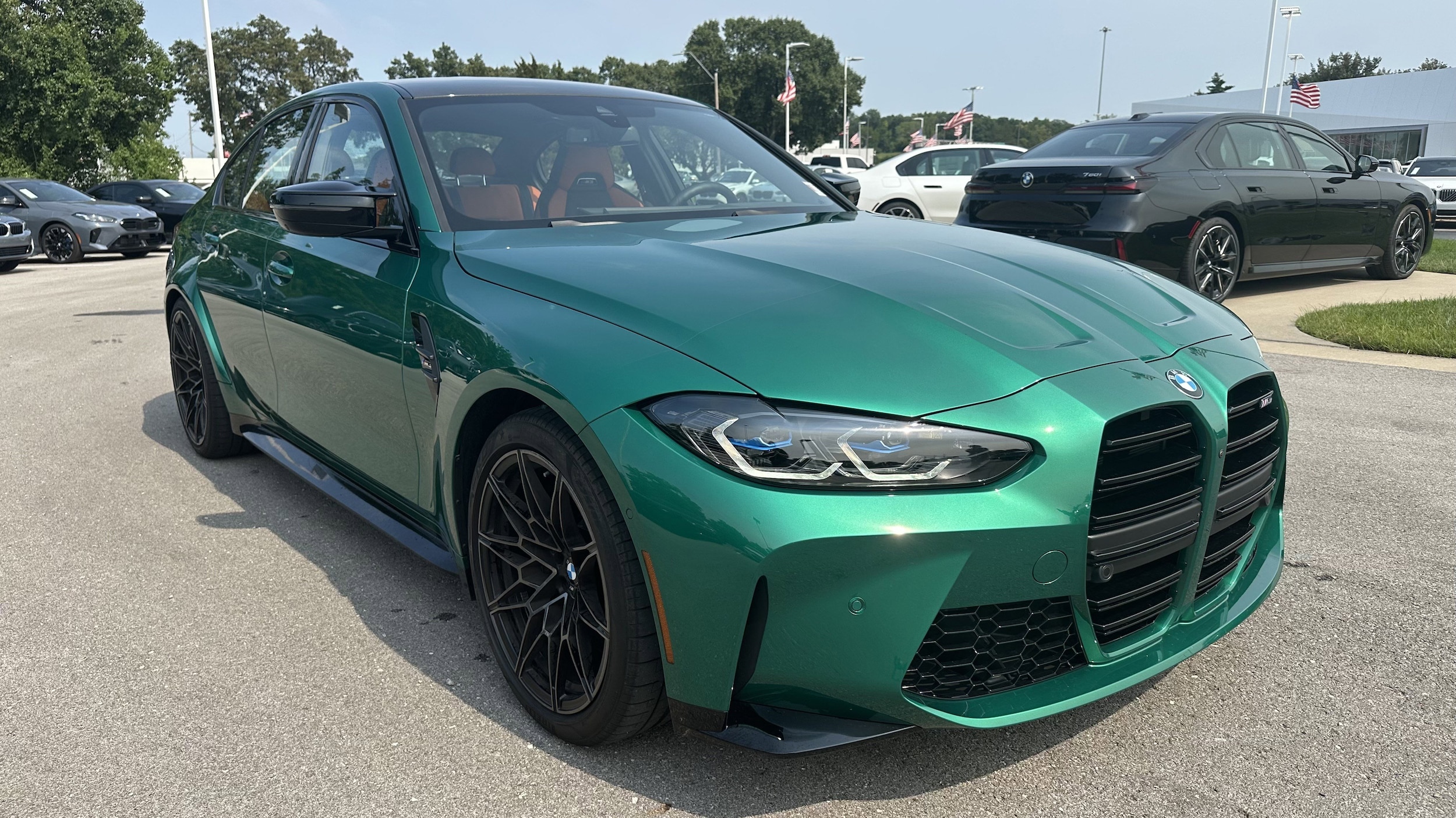 Certified 2024 BMW M3 Sedan Base with VIN WBS53AY0XRFS19025 for sale in Kansas City