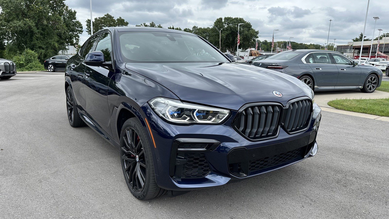 Certified 2022 BMW X6 M50i with VIN 5UXCY8C0XN9M27333 for sale in Kansas City, MO