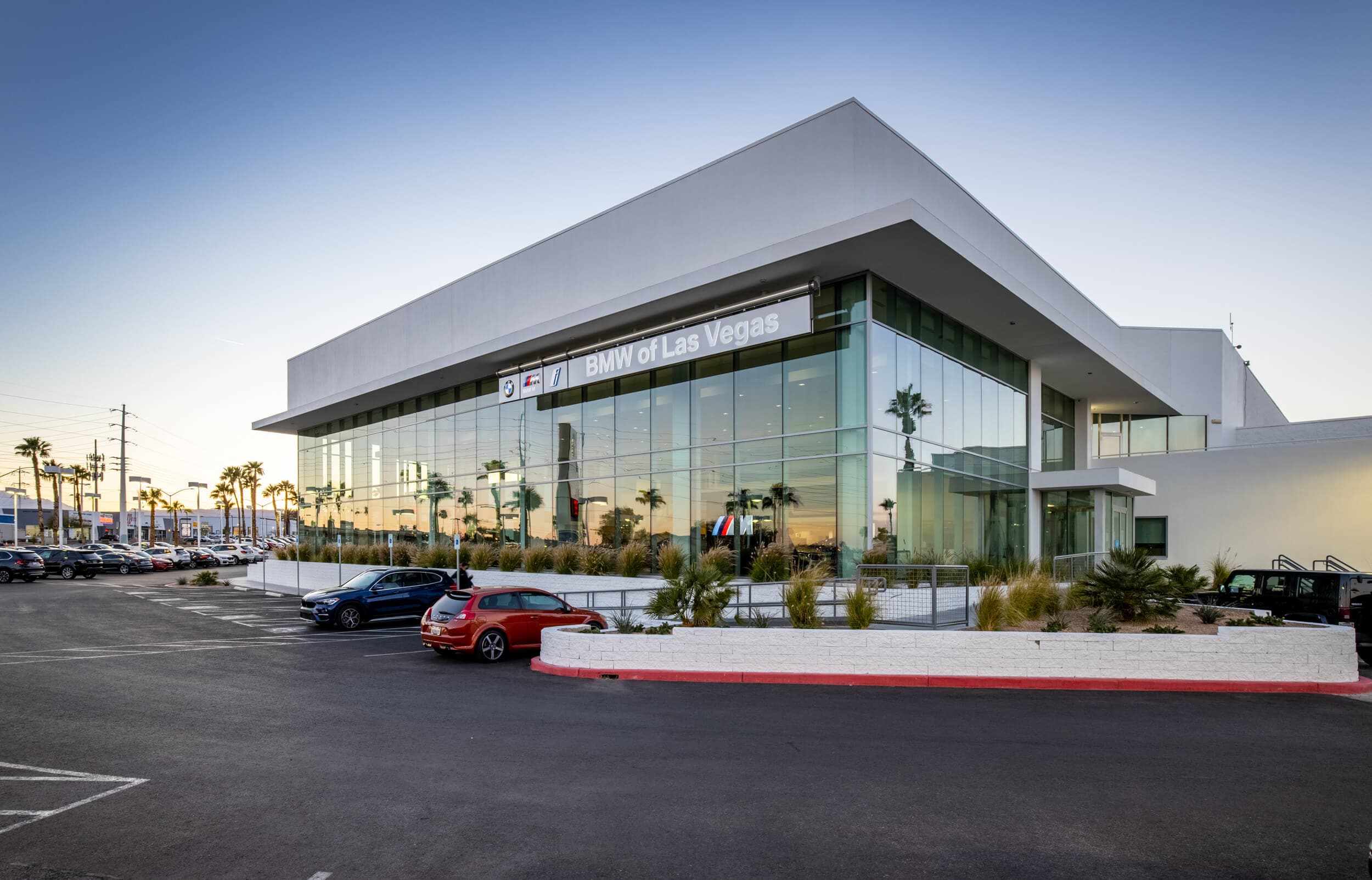 Exterior view of BMW of Las Vegas