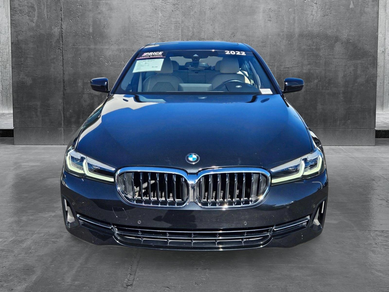 Certified 2022 BMW 5 Series 530i with VIN WBA53BH04NCK55136 for sale in Las Vegas, NV