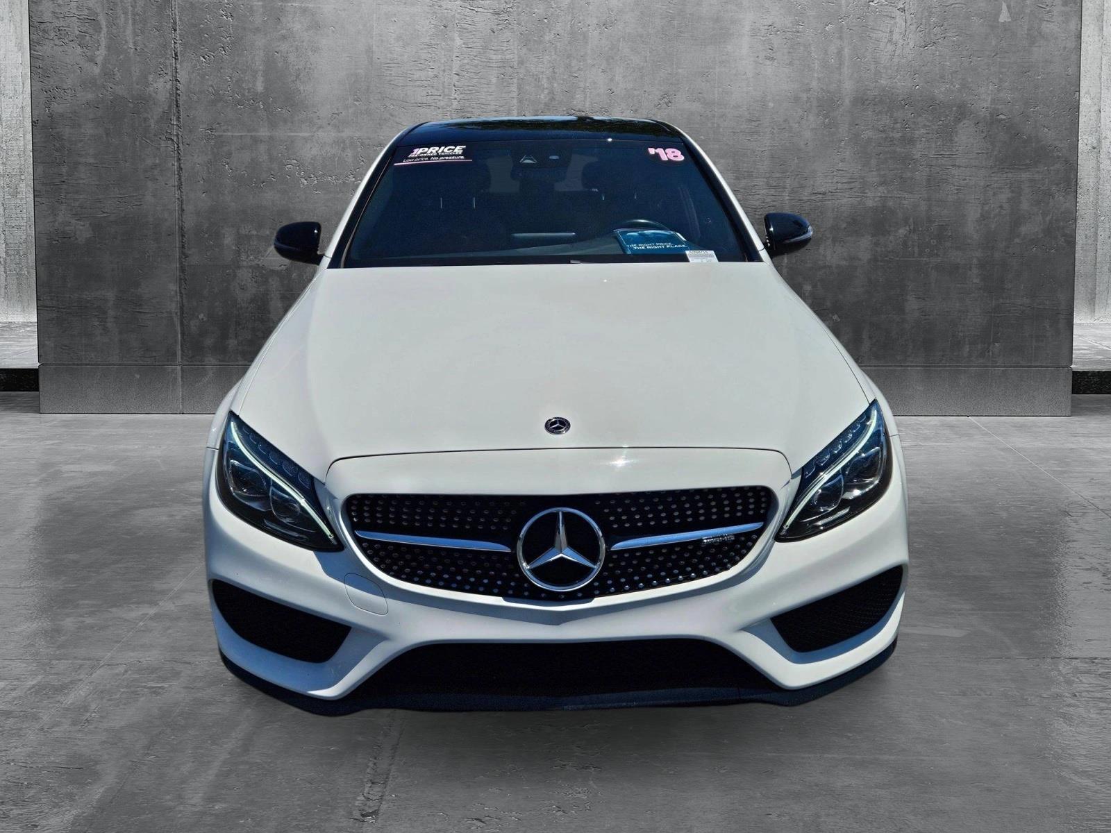 Used 2018 Mercedes-Benz C-Class Sedan AMG C43 with VIN 55SWF6EB9JU268715 for sale in Las Vegas, NV