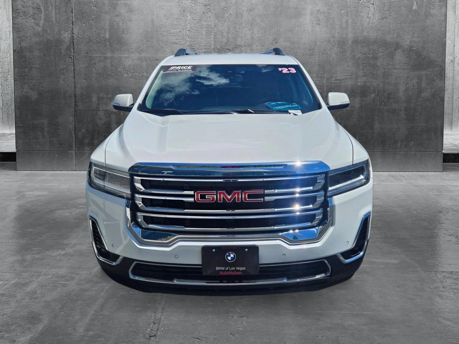 Used 2023 GMC Acadia SLT with VIN 1GKKNML47PZ174304 for sale in Las Vegas, NV