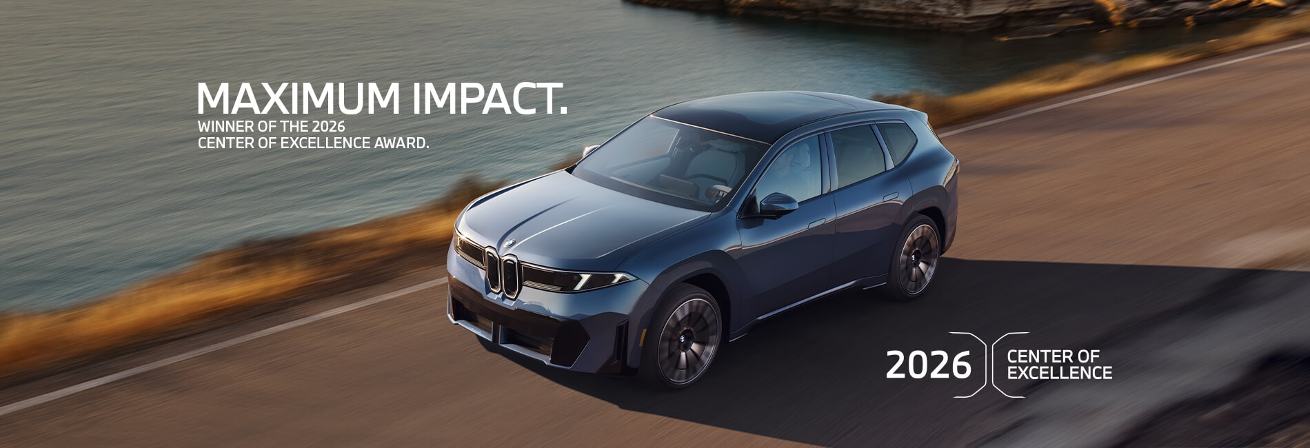 2026 BMW Center of Excellence Award banner