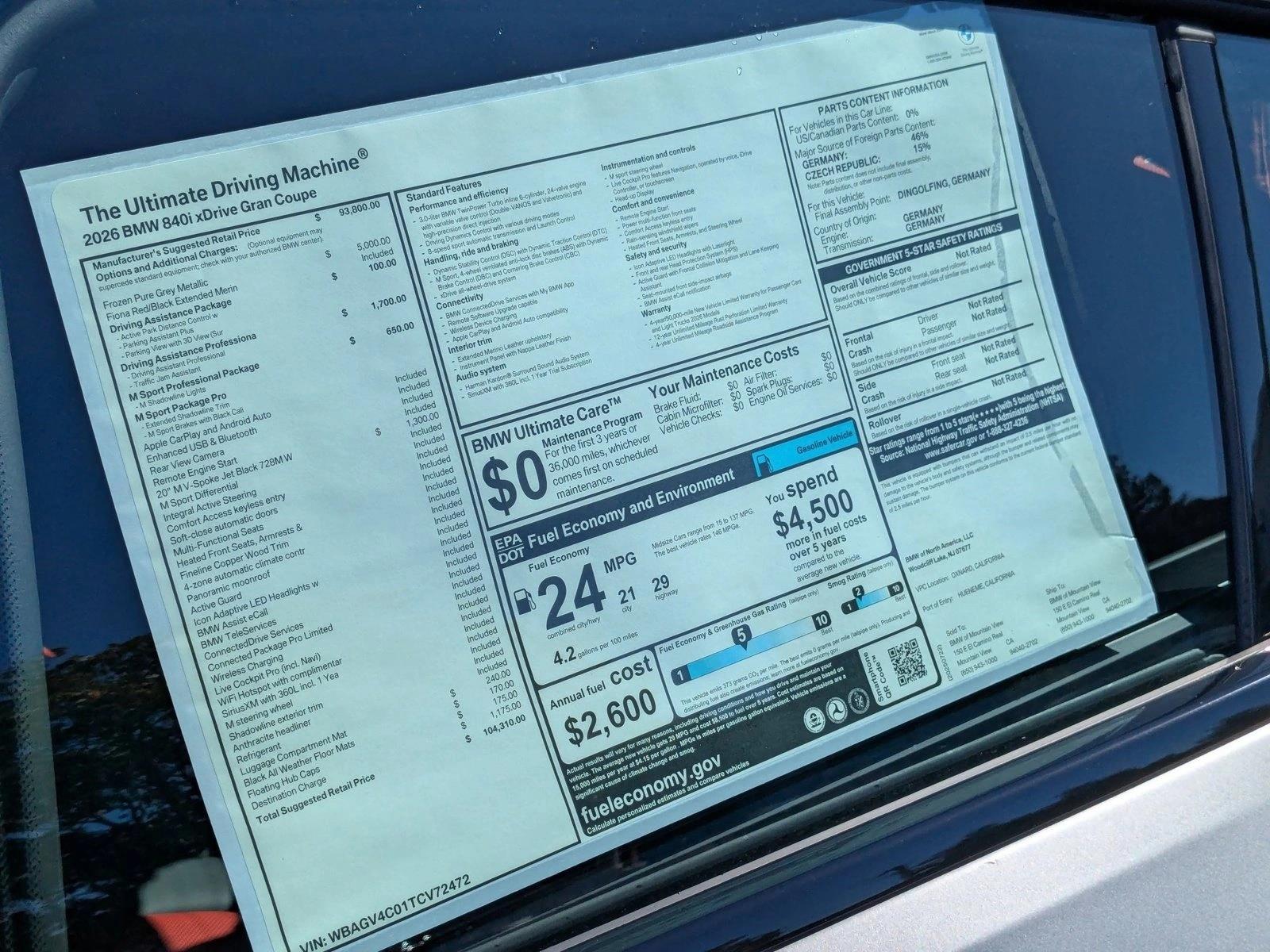 2026 BMW 8 Series 840i - Photo 18