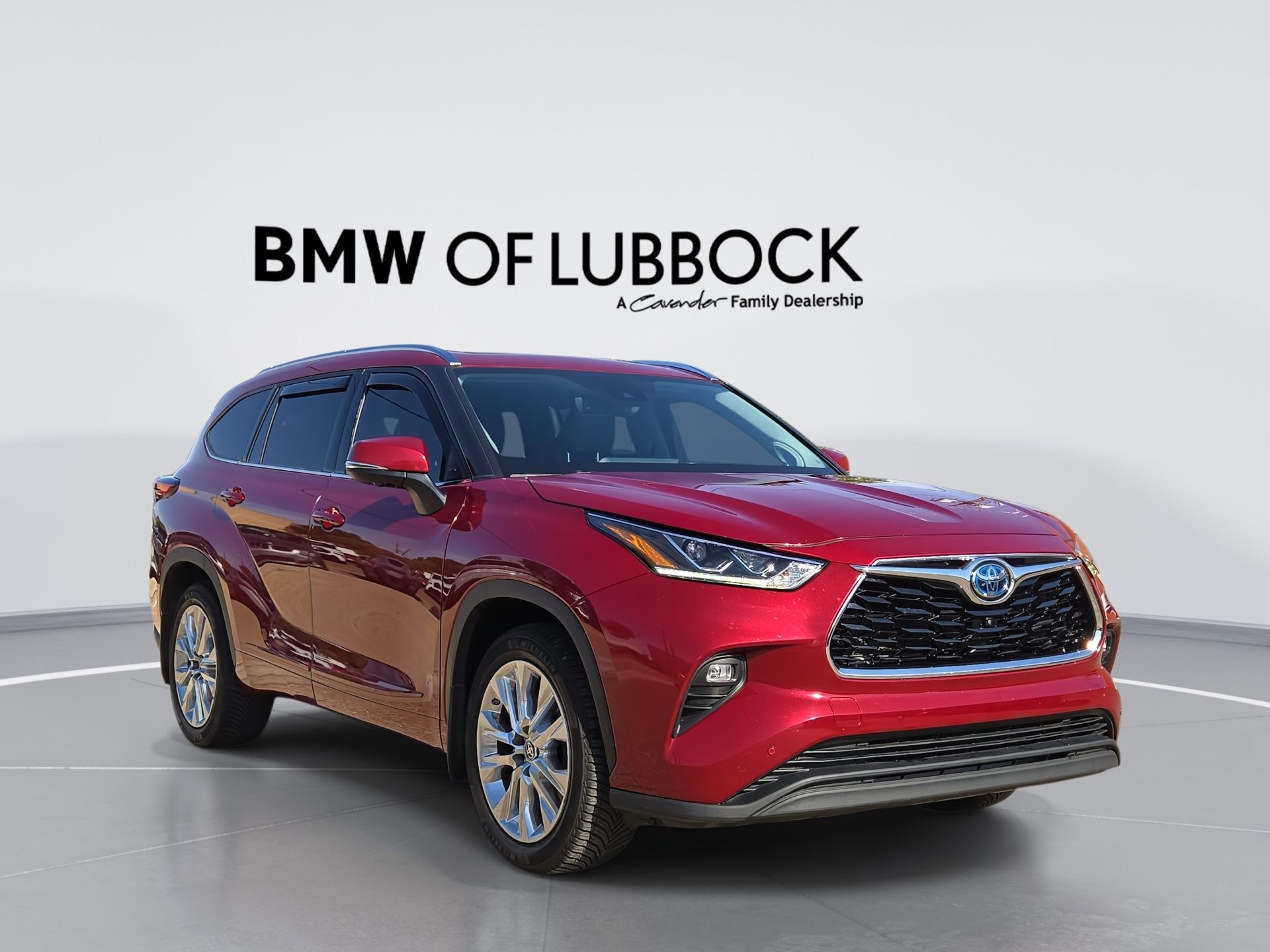 Red (Ruby Flare Pearl) 2023 Toyota Highlander Hybrid Limited FWD SUV / Crossover Front-Wheel Drive Continuously Variable Transmission