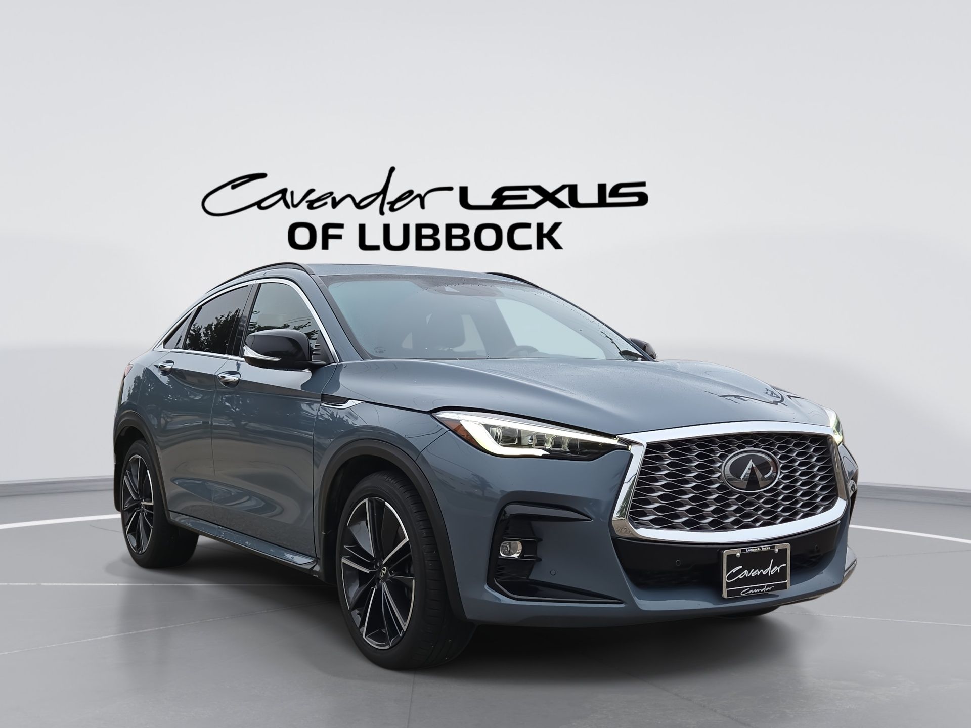 Slate Gray 2023 INFINITI QX55 SUV / Crossover All-Wheel Drive Continuously Variable Transmission