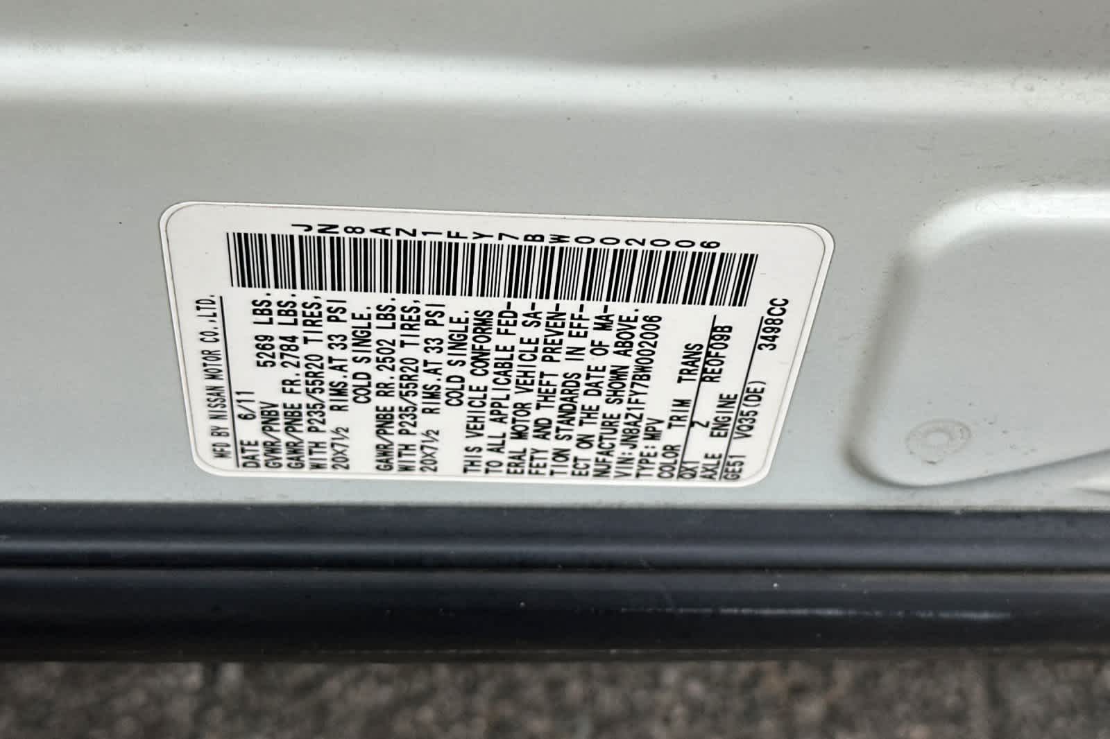 Thumbnail: 2011 Nissan Murano - 35