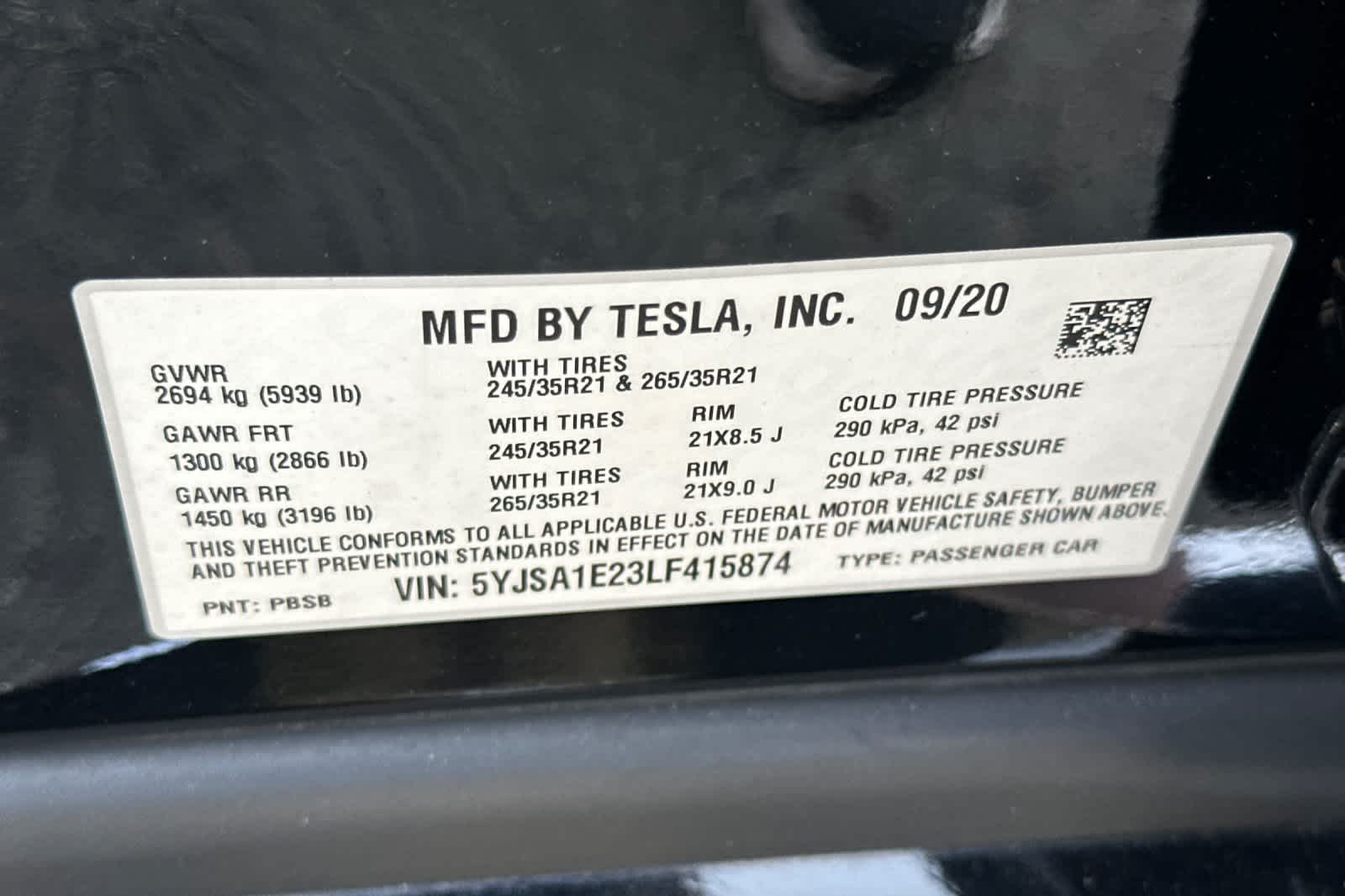 Thumbnail: 2020 Tesla Model S - 31