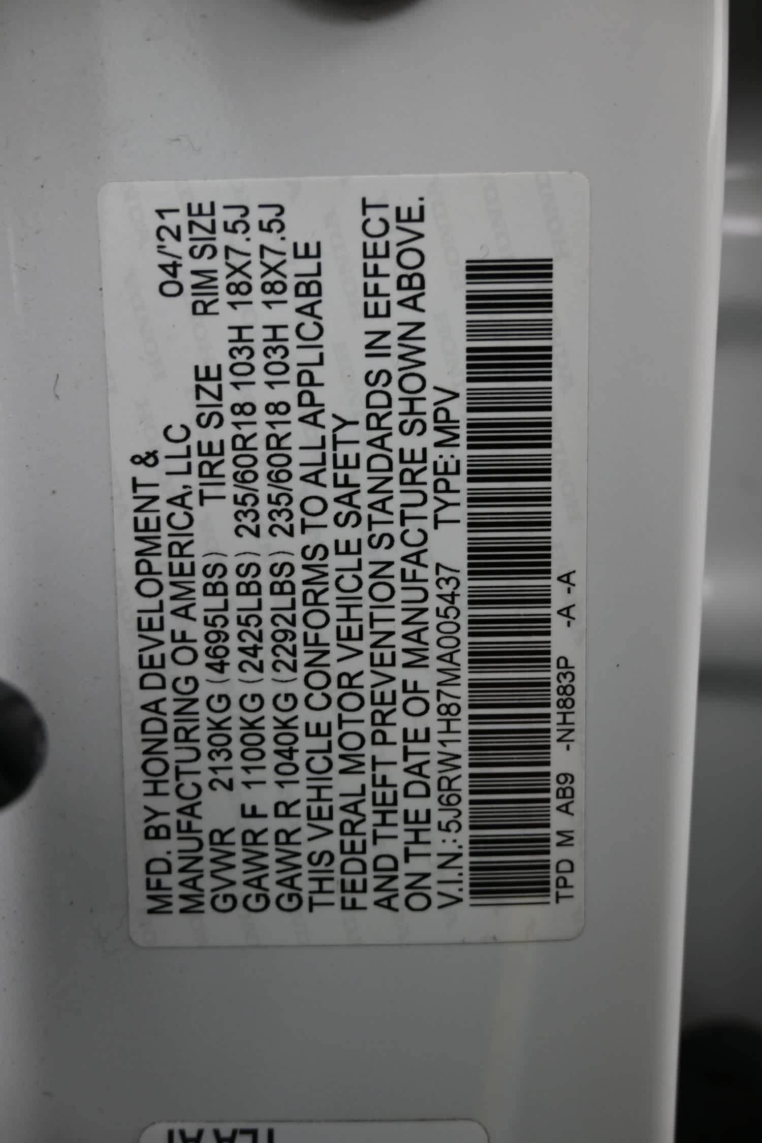 Thumbnail: 2021 Honda CR-V - 11