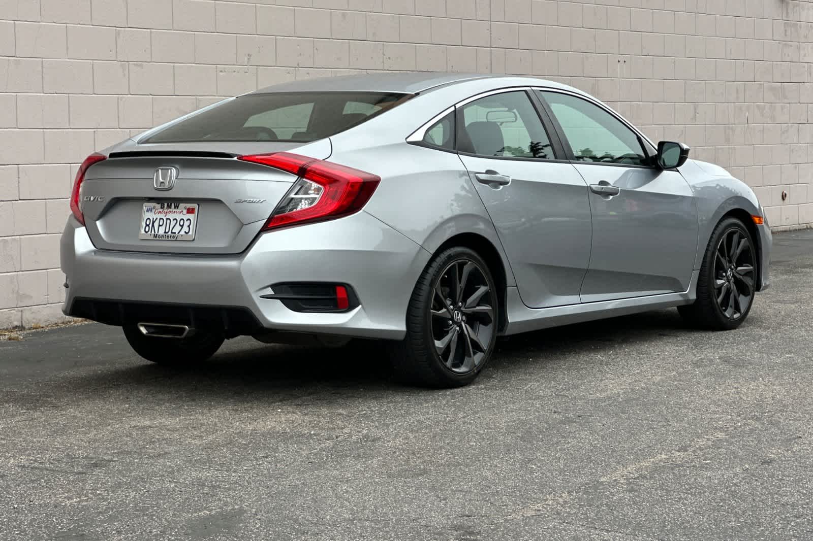Used 2019 Honda Civic Sport with VIN 19XFC2F87KE205447 for sale in Seaside, CA