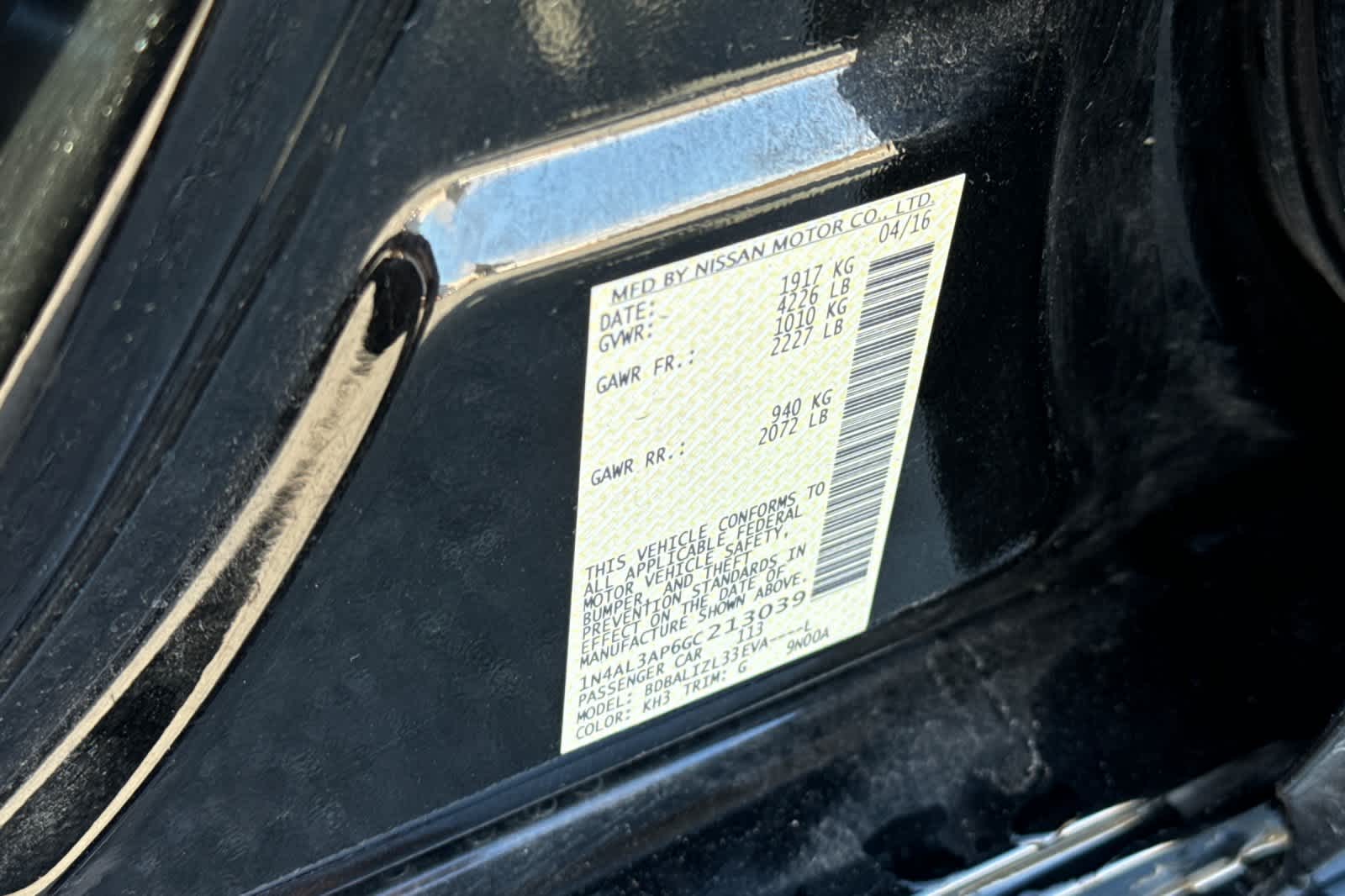 Thumbnail: 2016 Nissan Altima - 31