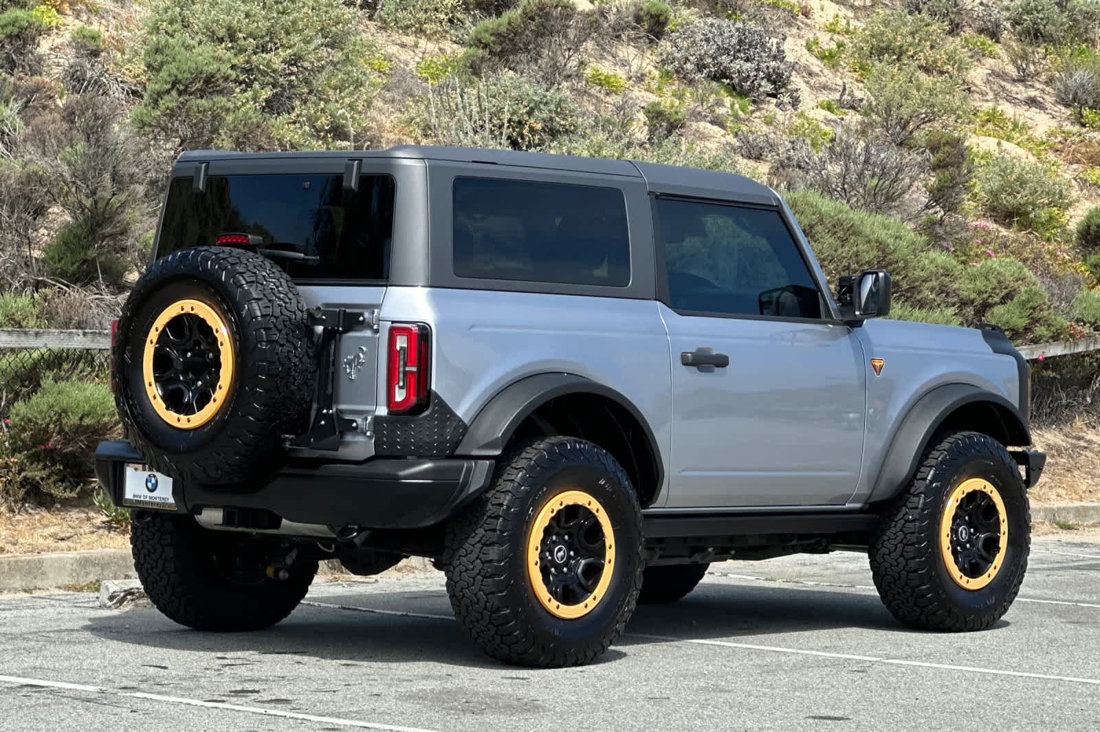 Used 2023 Ford Bronco 2-Door Badlands with VIN 1FMDE5CP1PLB92381 for sale in Seaside, CA