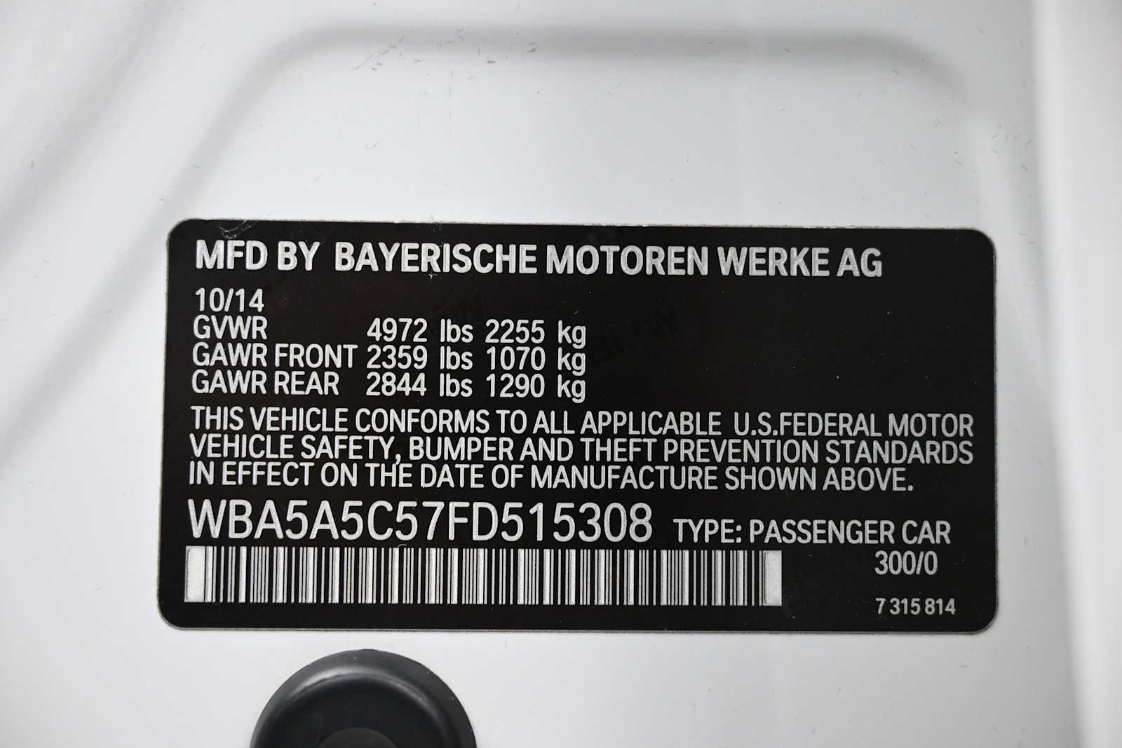 Thumbnail: 2015 BMW 5 Series - 11