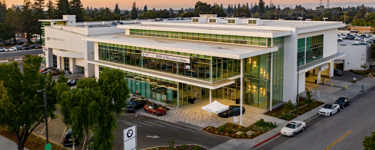 Outside view of BMW of Mountain View