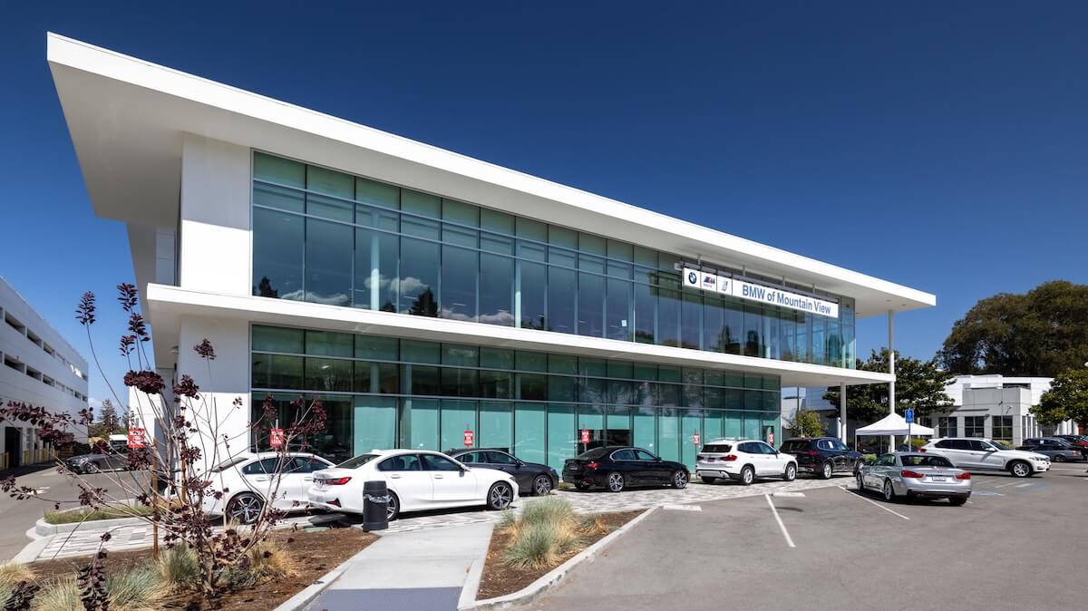 Exterior view of BMW of Mountain View