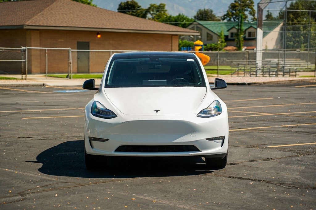 Used 2021 Tesla Model Y Long Range with VIN 5YJYGDEE5MF143687 for sale in Murray, UT