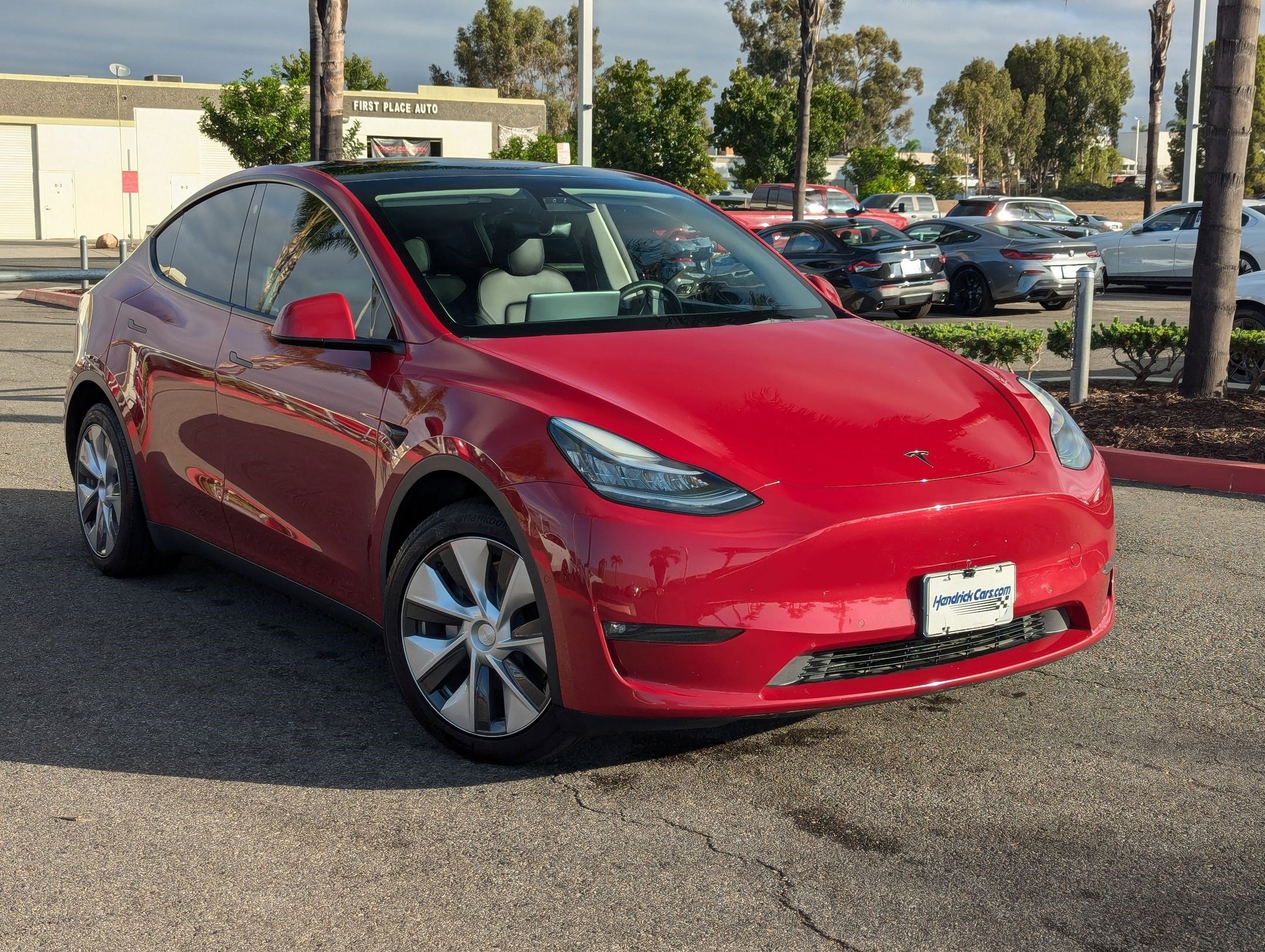 Used 2022 Tesla Model Y Long Range with VIN 7SAYGDEE8NF423723 for sale in Charlotte, NC