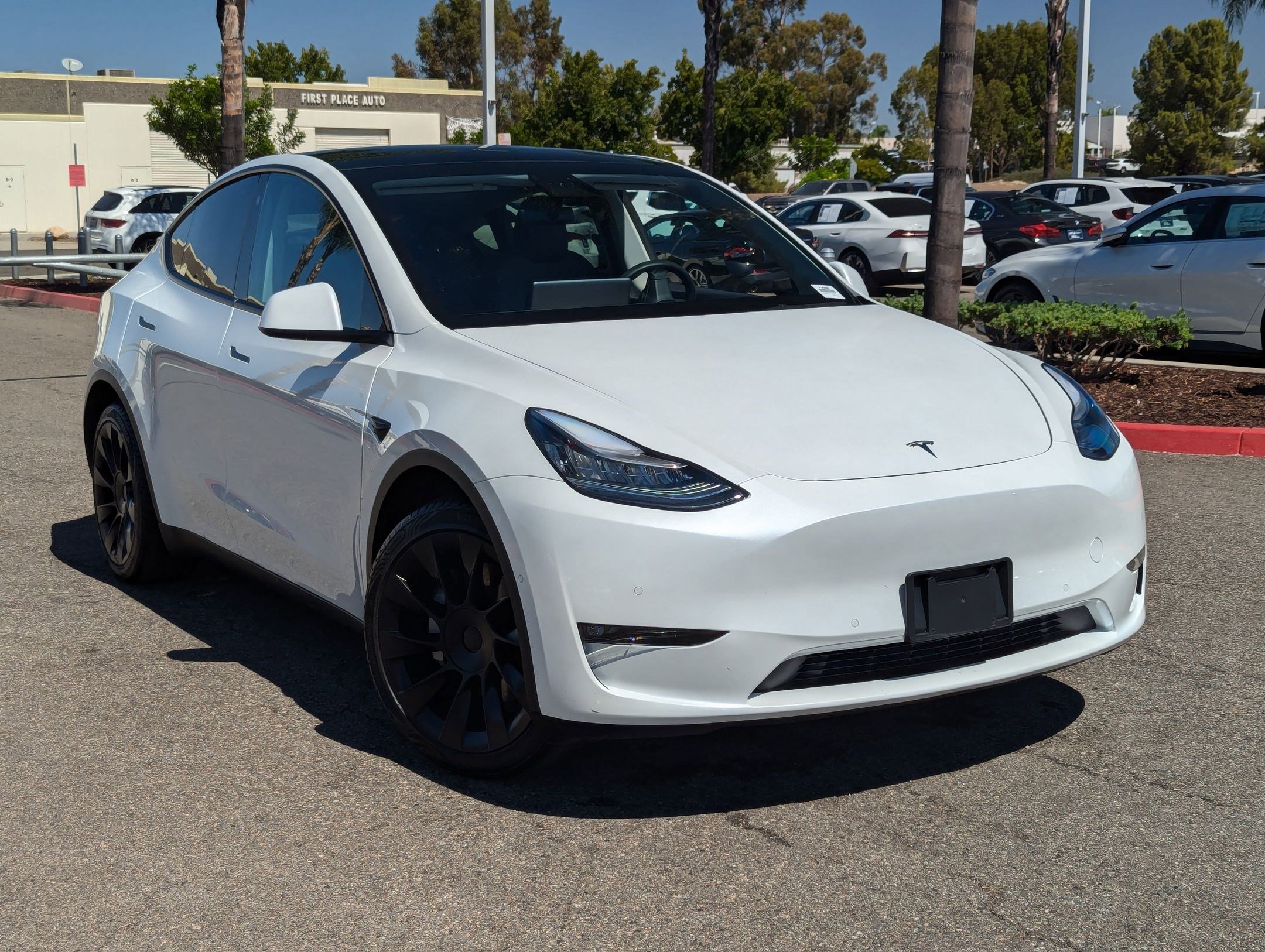 Used 2021 Tesla Model Y Long Range with VIN 5YJYGDEE3MF107982 for sale in Northfield, Minnesota