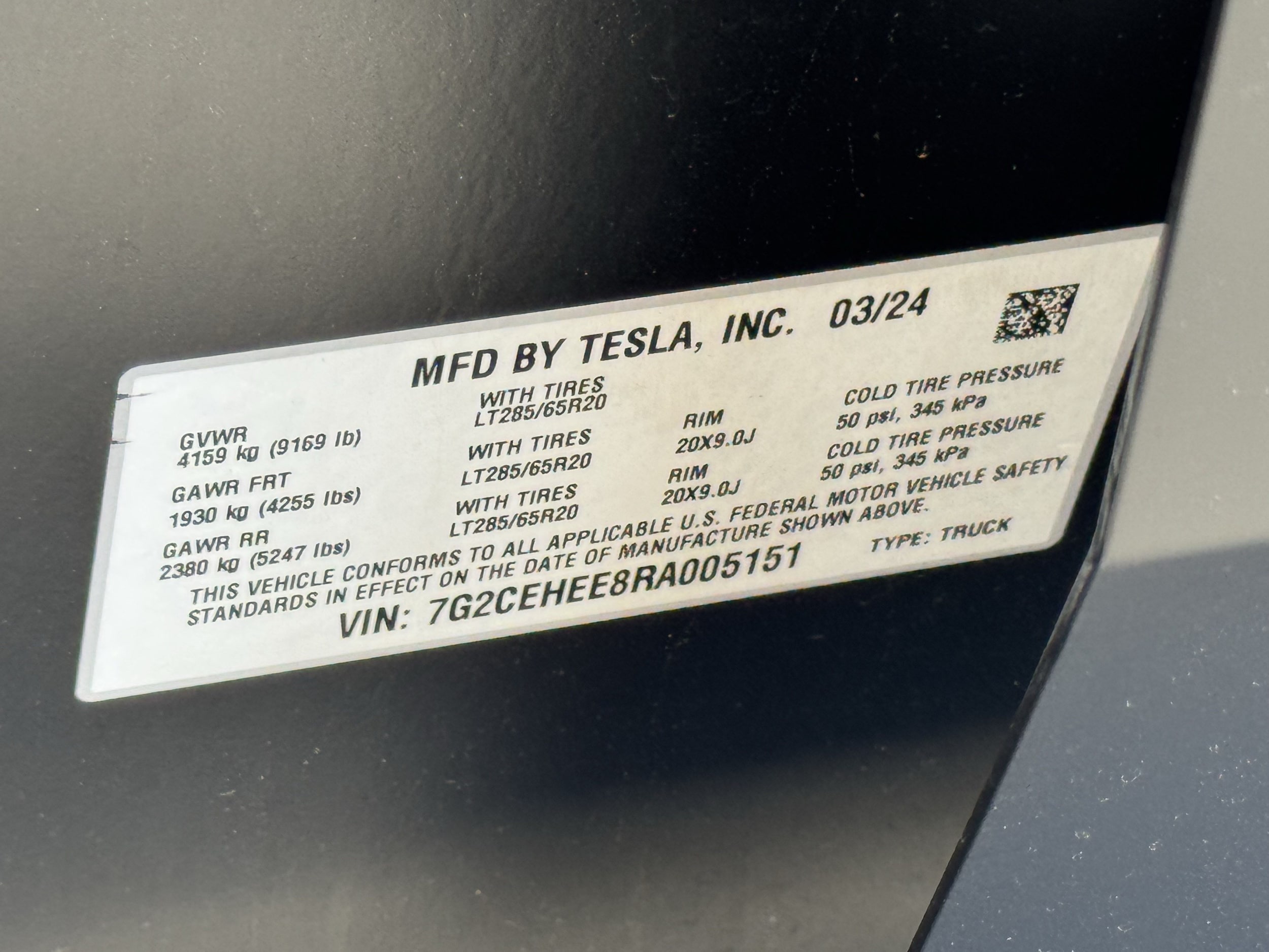 Used 2024 Tesla Cybertruck For Sale at Lexus of Pleasanton | VIN