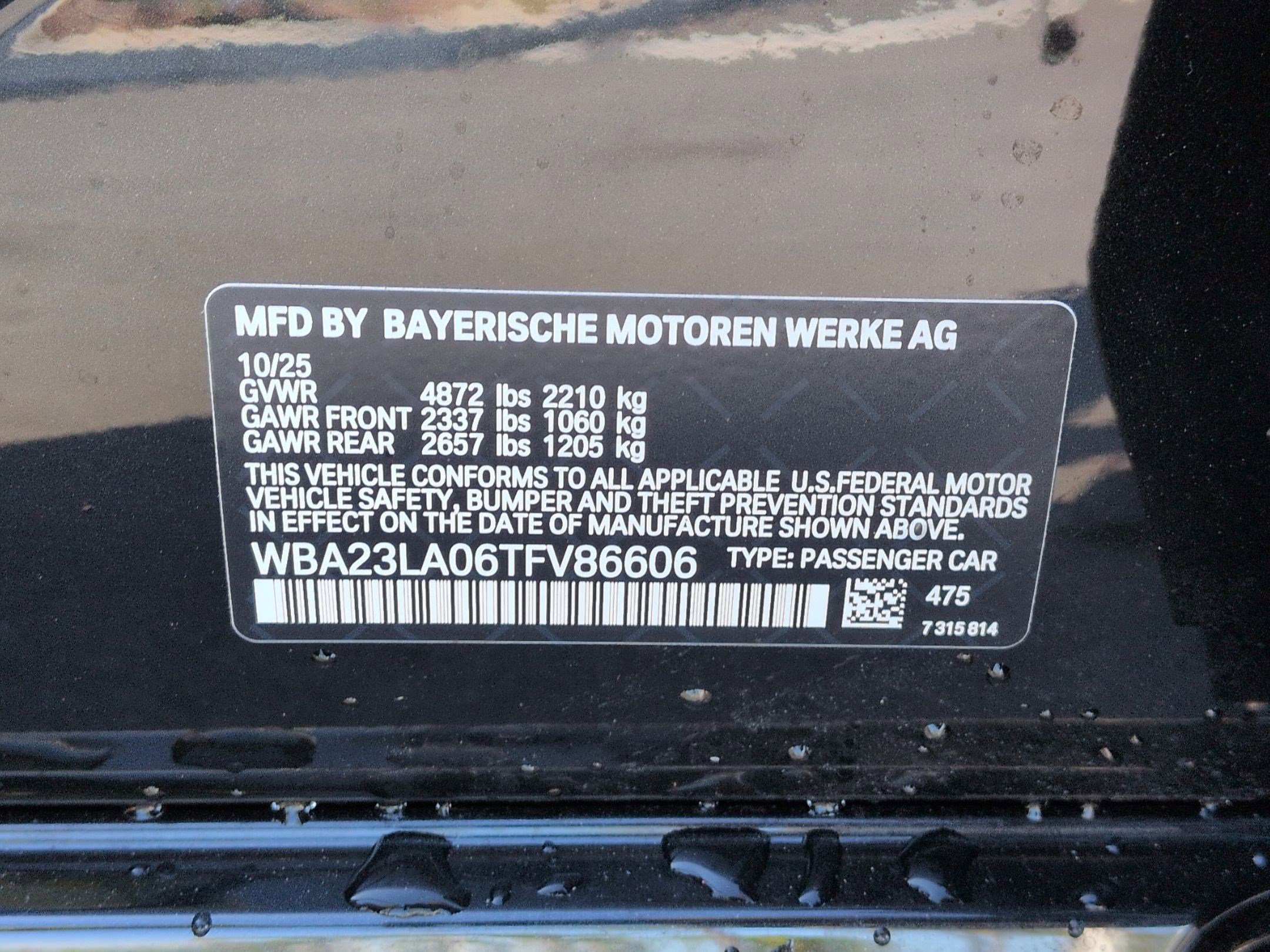 New 2026 BMW 3 Series For Sale in Murrieta - VIN: WBA23LA06TFV86606 New 2026 BMW 3 Series For Sale in Murrieta - VIN: WBA23LA06TFV86606