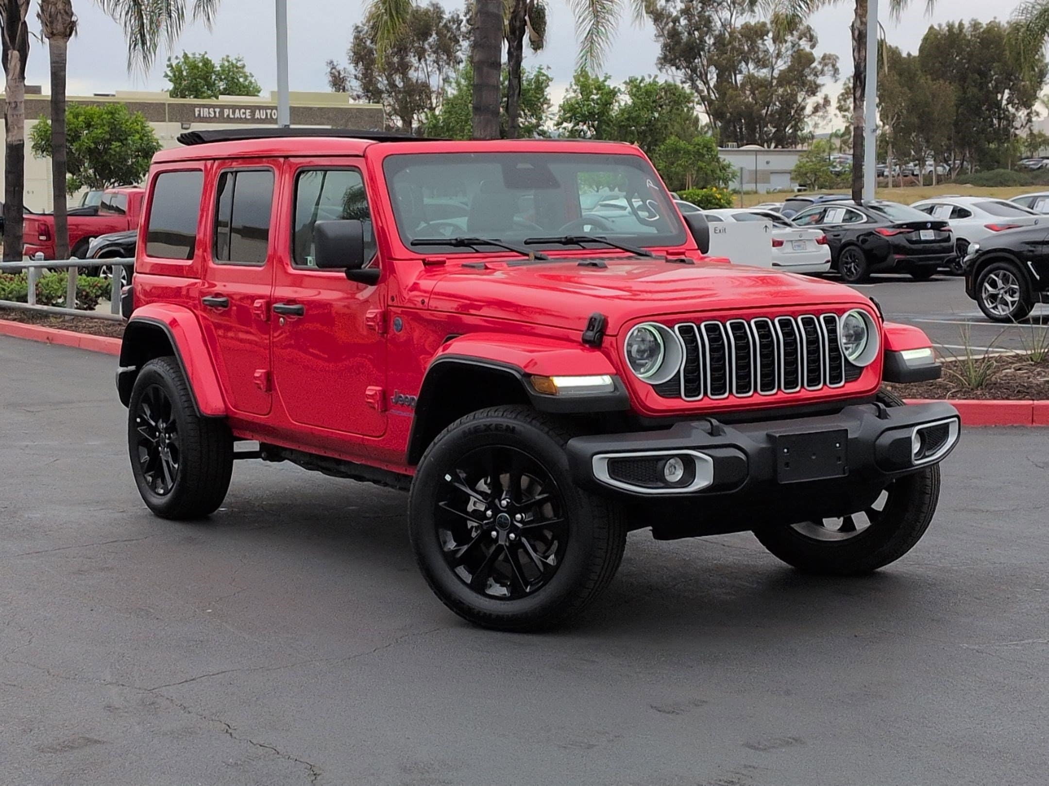 Used 2025 Jeep Wrangler 4xe Sahara 4XE with VIN 1C4RJXP69SW579044 for sale in Kansas City, MO