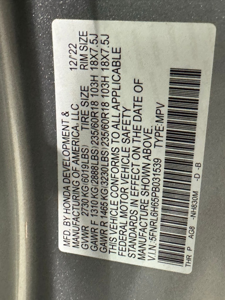 2023 HONDA ODYSSEY - Image 31