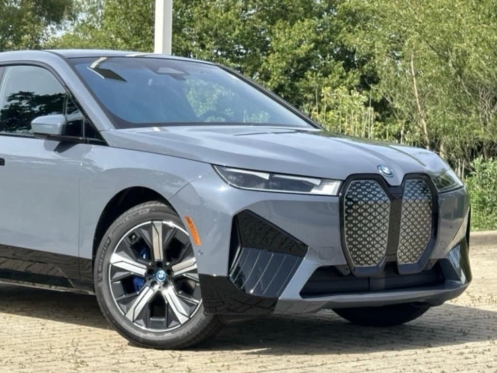 Used 2025 BMW iX 50 with VIN WB523CF02SCU45832 for sale in Kalamazoo, MI