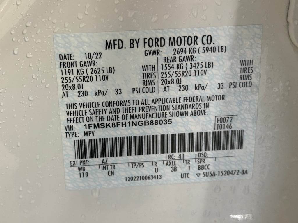 2022 FORD EXPLORER - Image 35