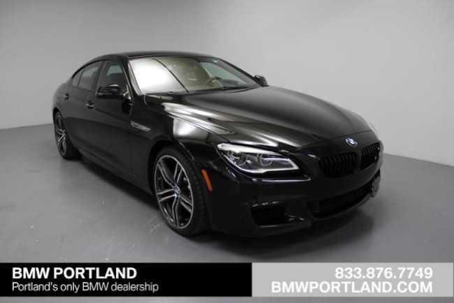 New 2018 Bmw 6 Series 640i Xdrive Gran Coupe Car Black Sapphire